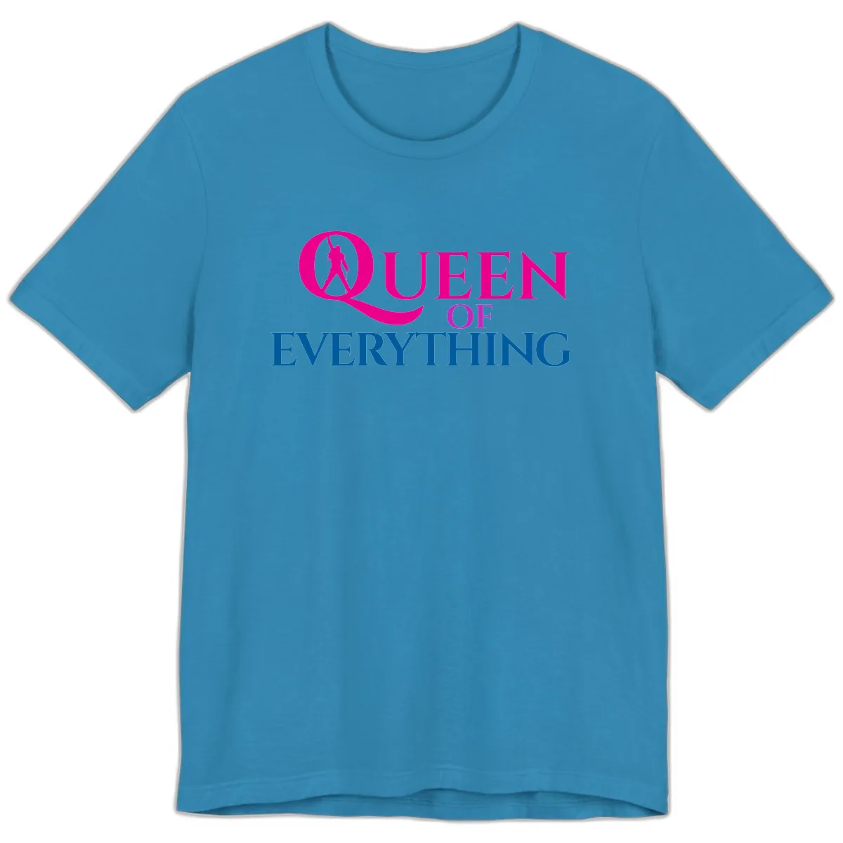 Queen Of Everything Premium T-Shirt in Aqua