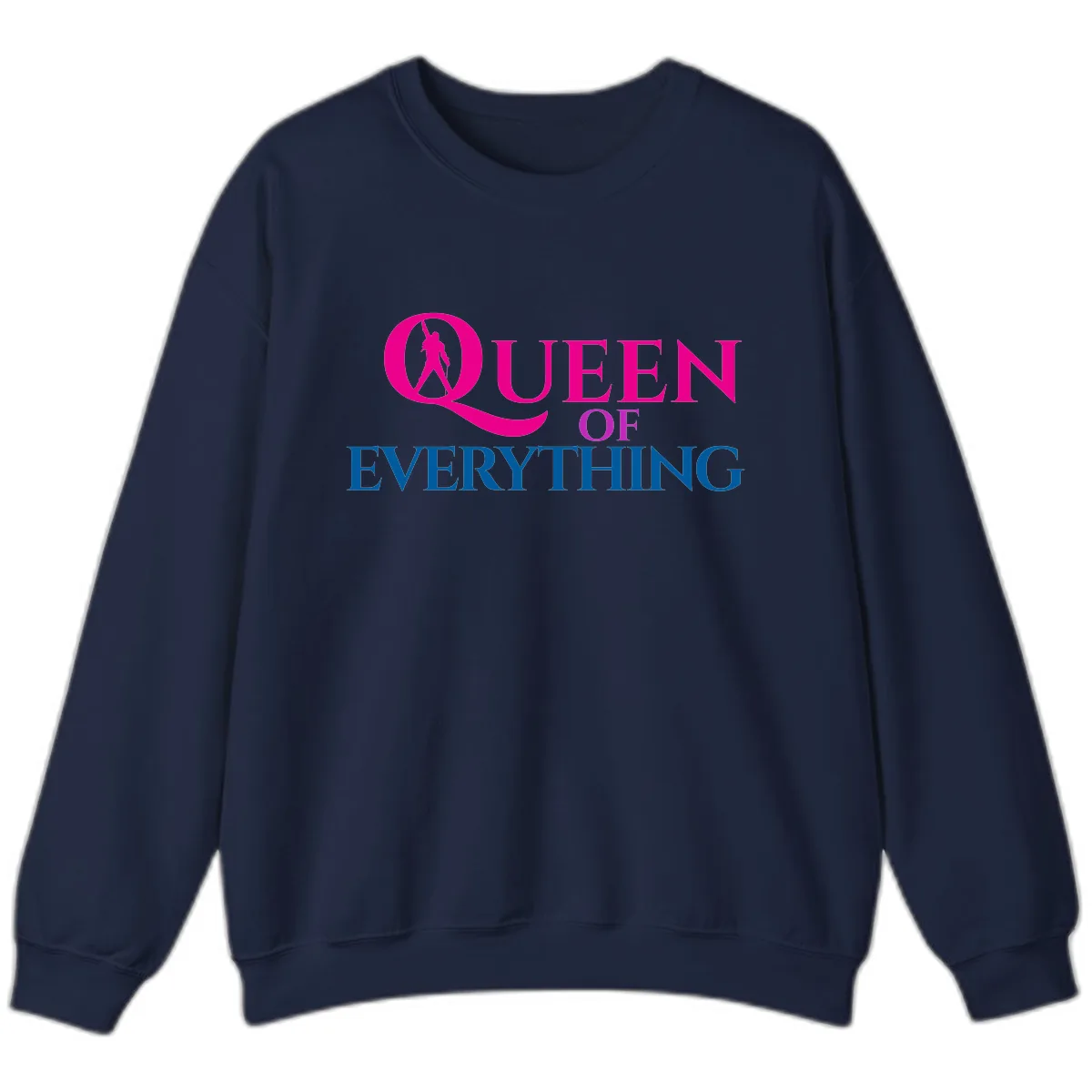 Queen Of Everything Sweatshirt in Navy