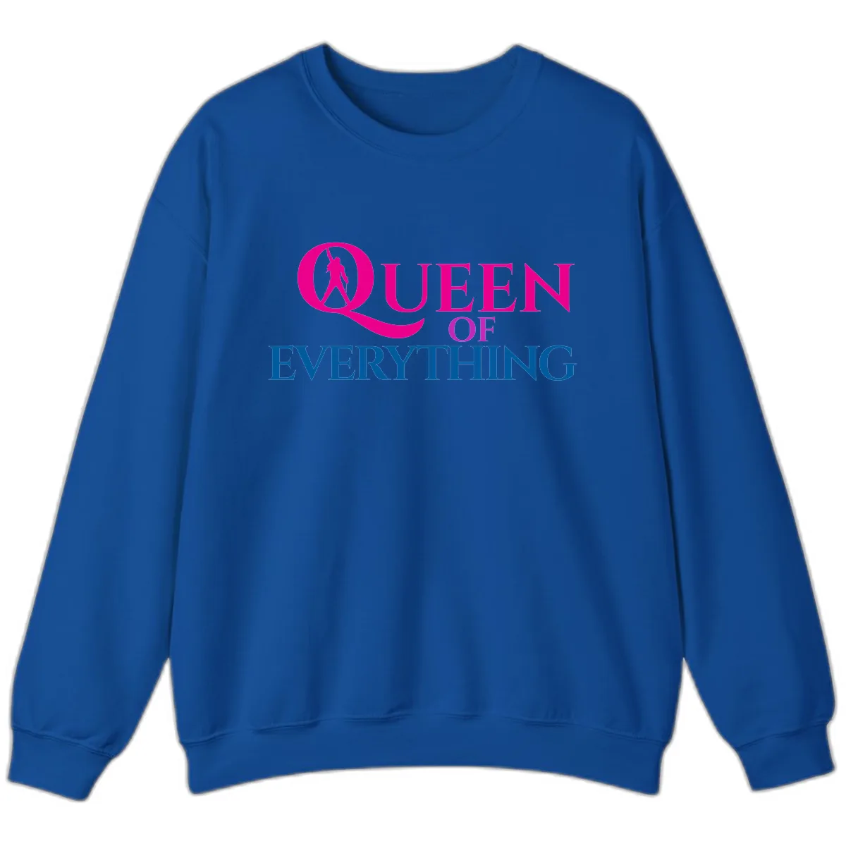 Queen Of Everything Sweatshirt in Royal