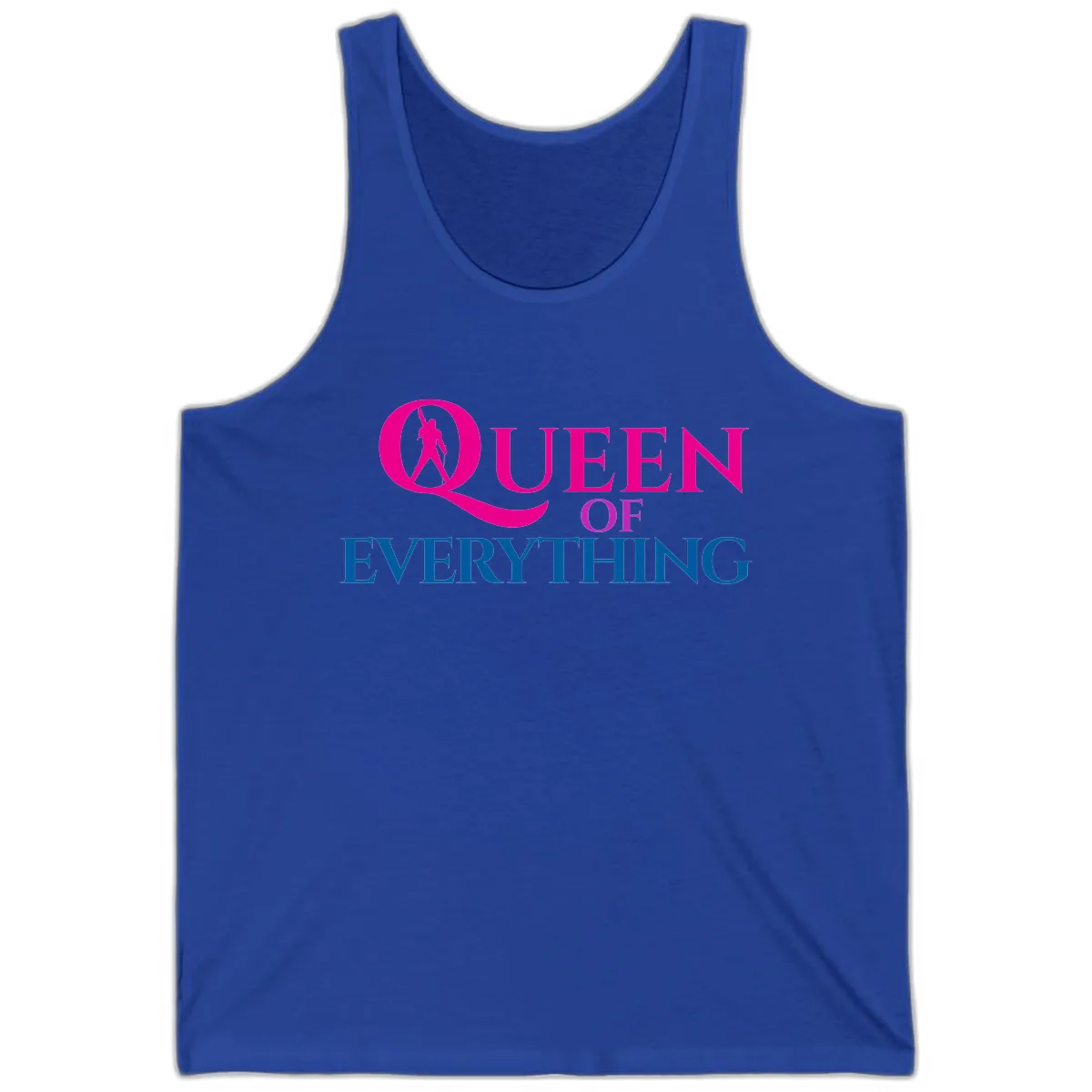 Queen Of Everything Tank in True Royal