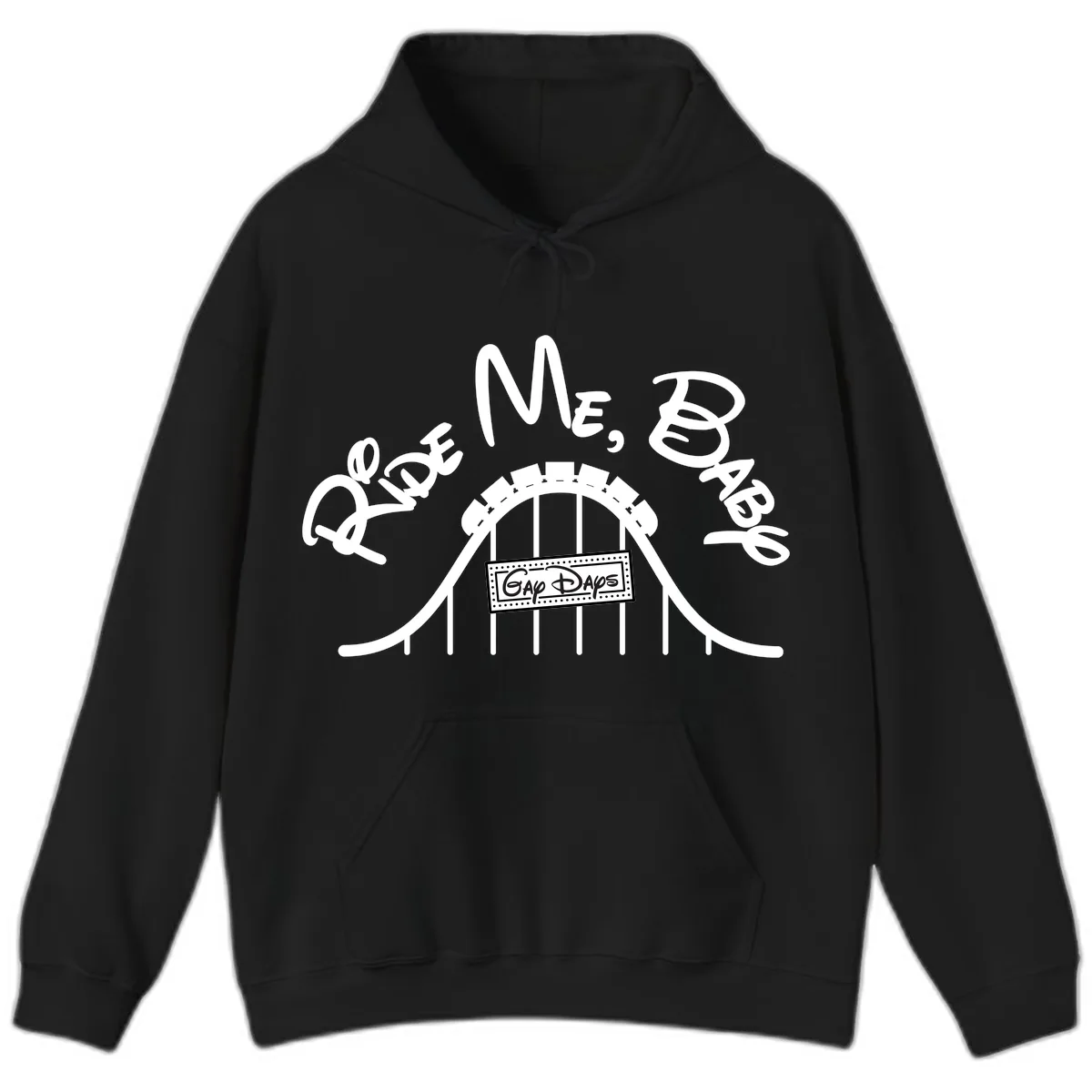 Once More Into The Gap Days Hoodie in Black