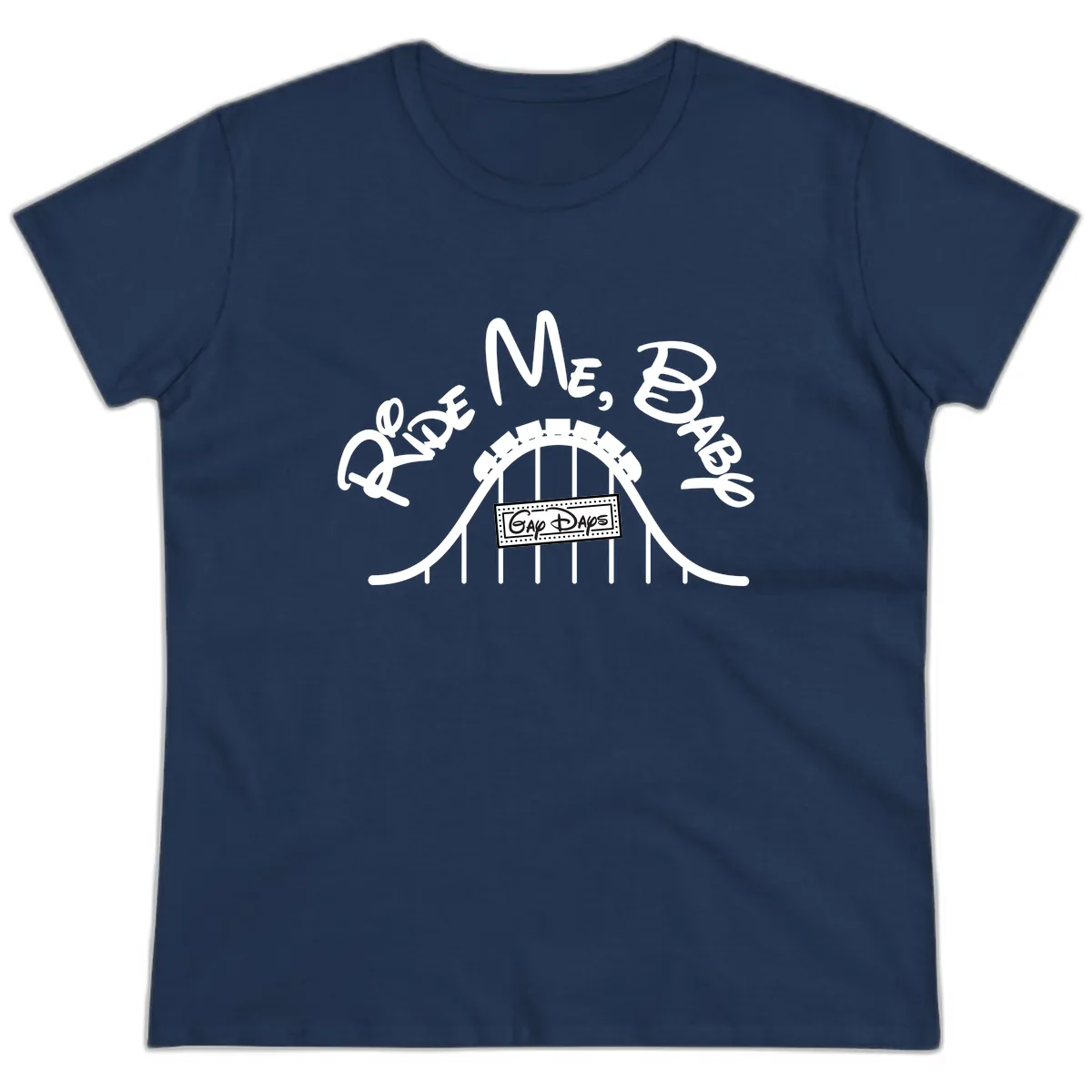 Once More Into The Gap Days Ladies Tee in Navy