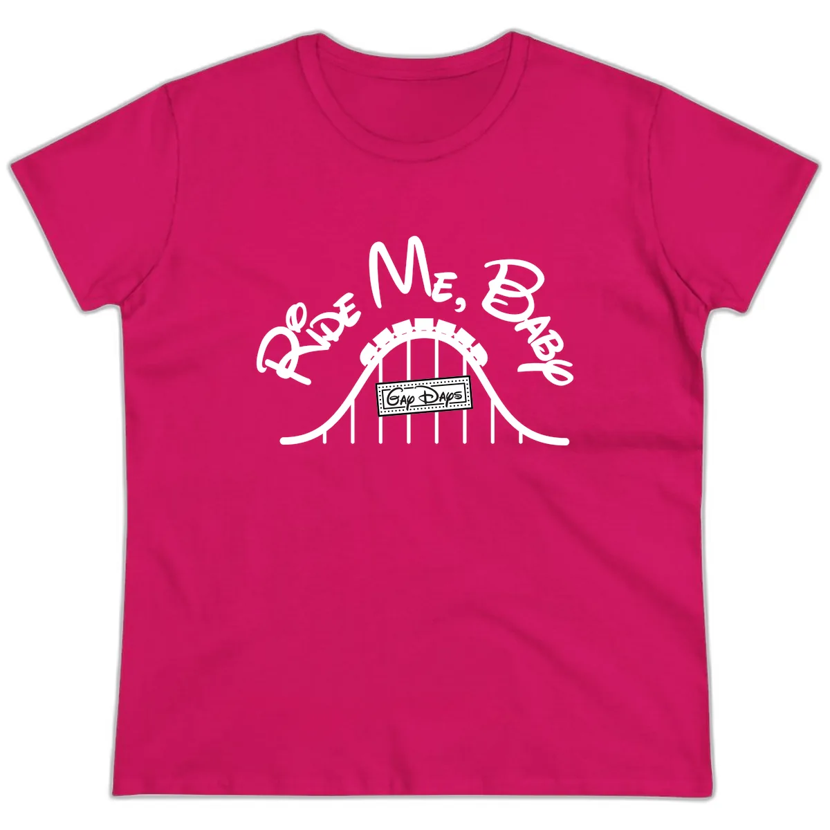 Once More Into The Gap Days Ladies Tee in Heliconia