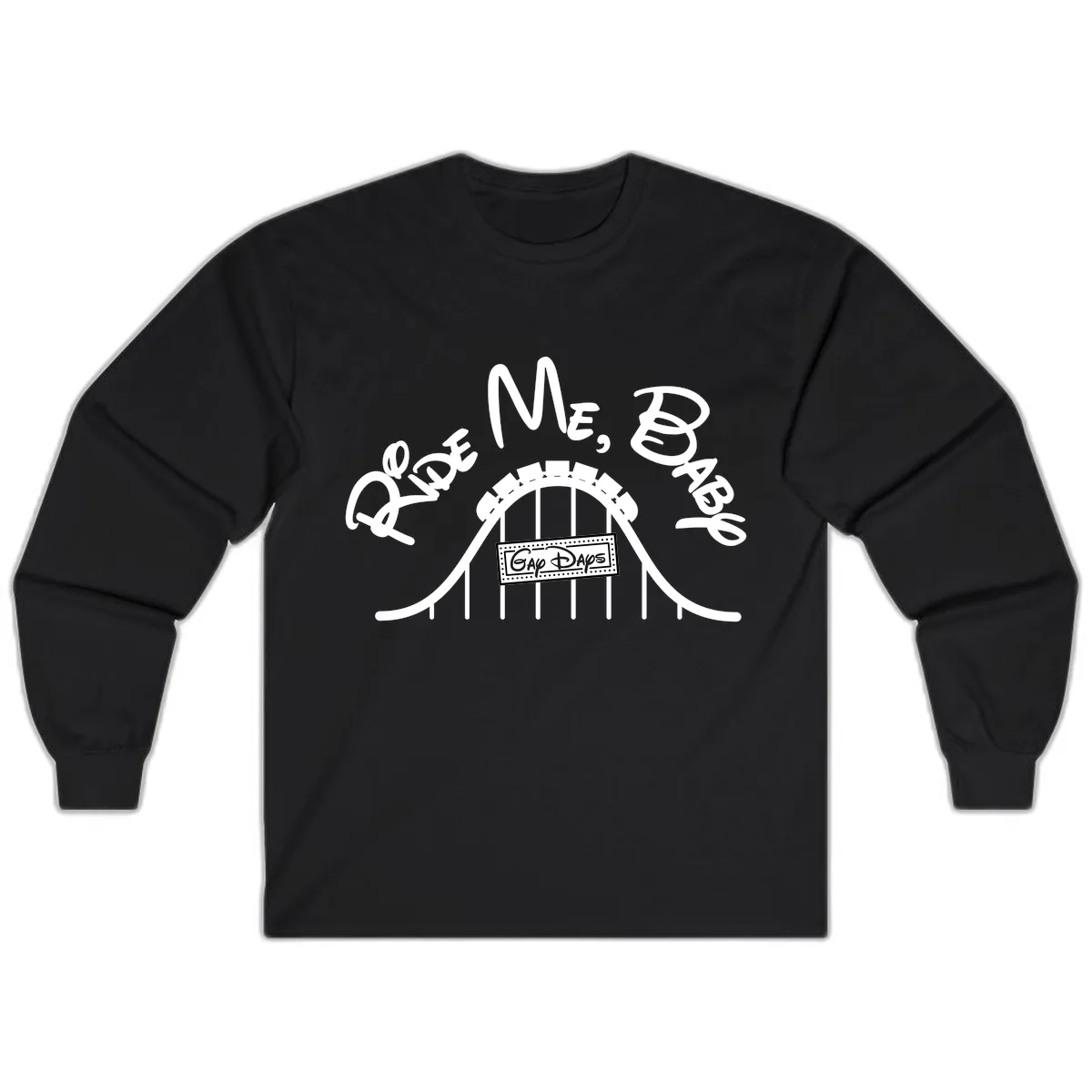 Once More Into The Gap Days Long Sleeve in Black