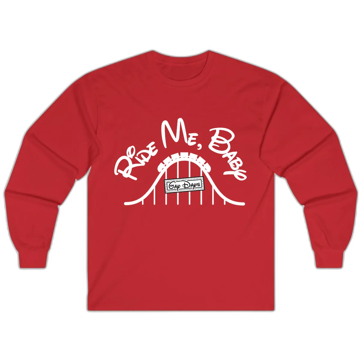 Once More Into The Gap Days Long Sleeve in Red