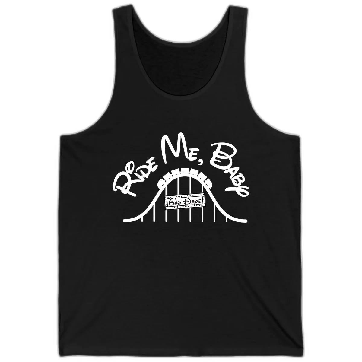 Once More Into The Gap Days Tank in Black