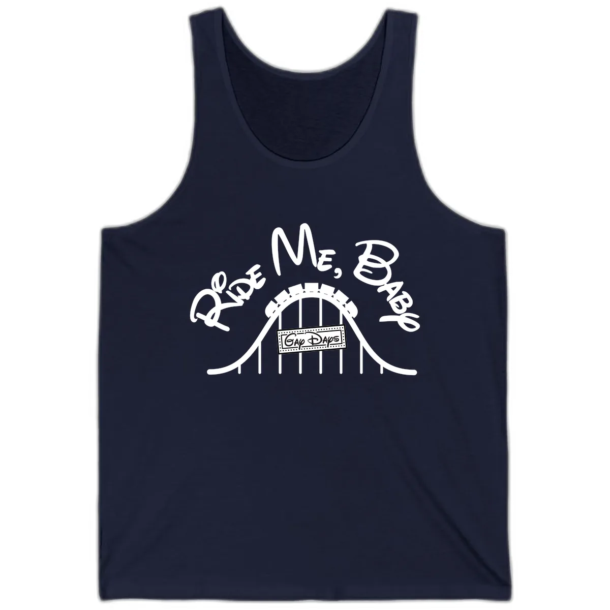 Once More Into The Gap Days Tank in Navy