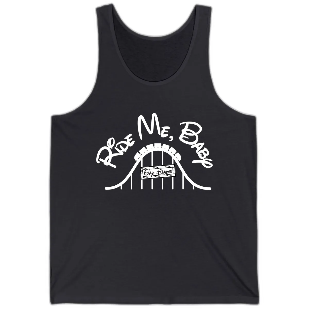 Once More Into The Gap Days Tank in Dark Grey