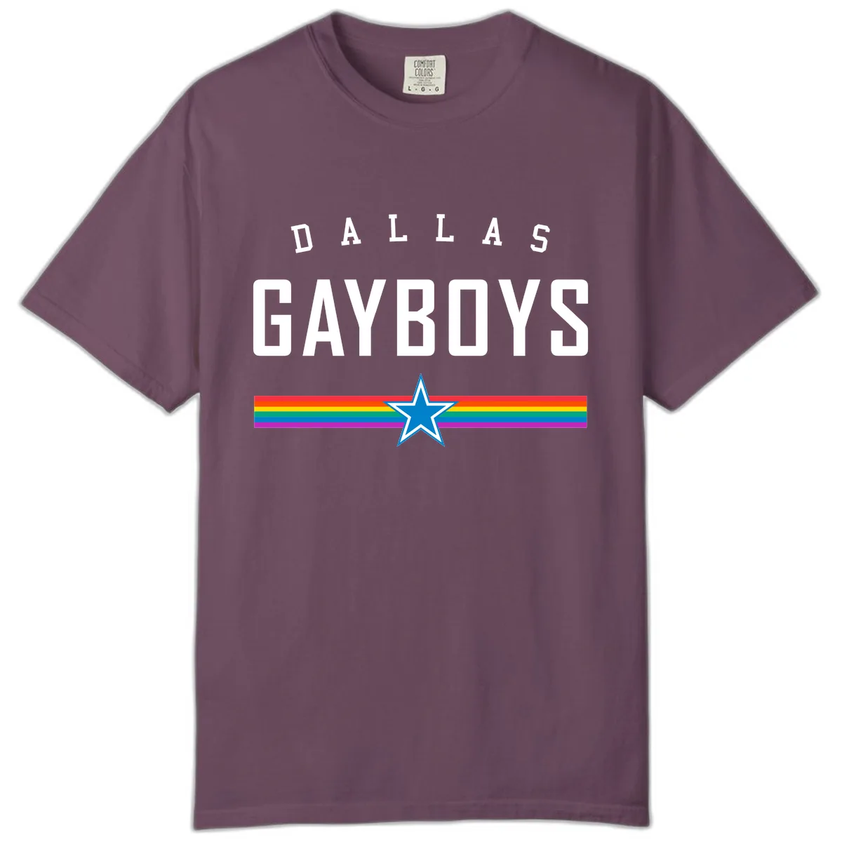 Dallas Garboys Pride Comfort Color in Berry