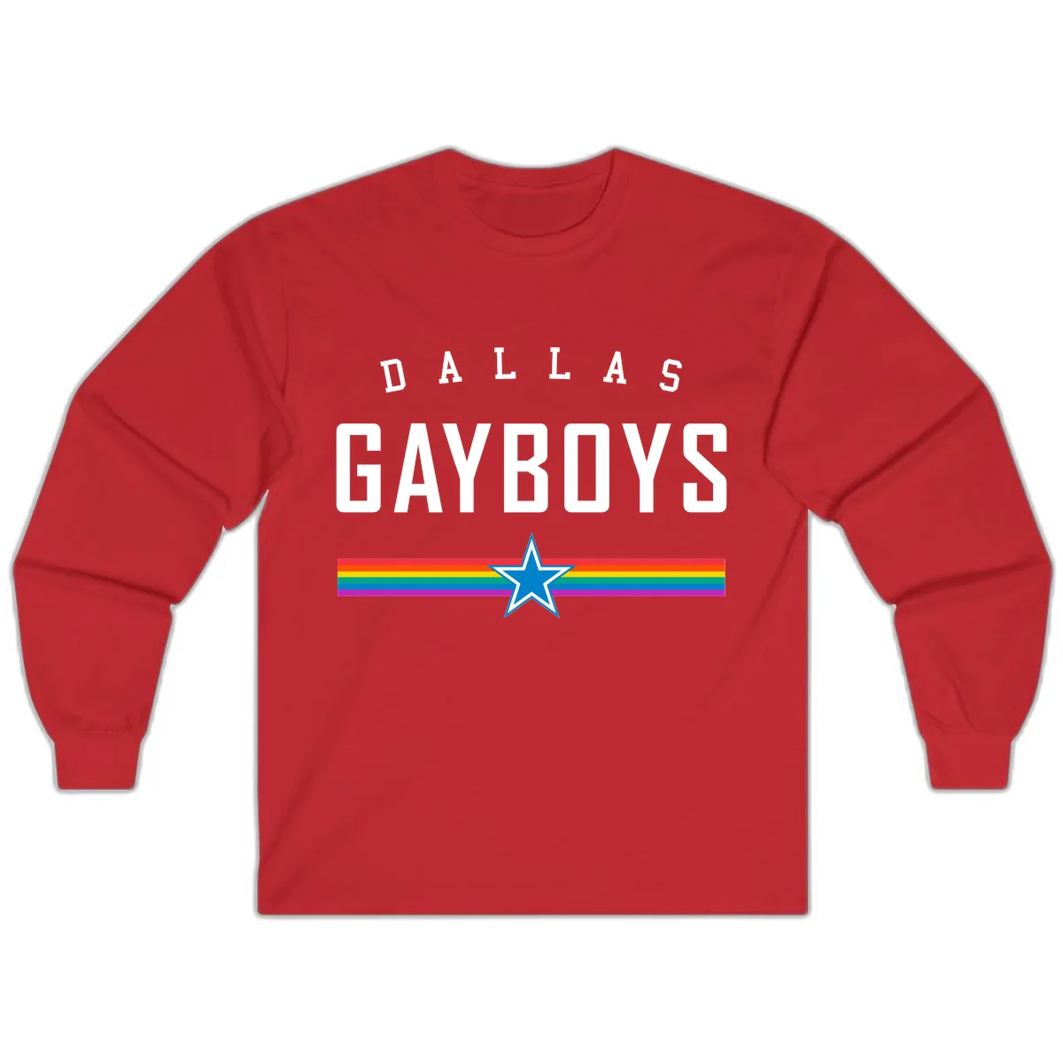 Dallas Garboys Pride Long Sleeve in Red