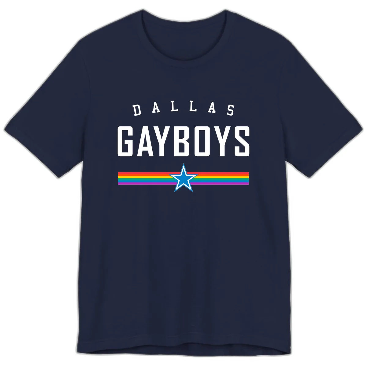 Dallas Garboys Pride Premium T-Shirt in Navy