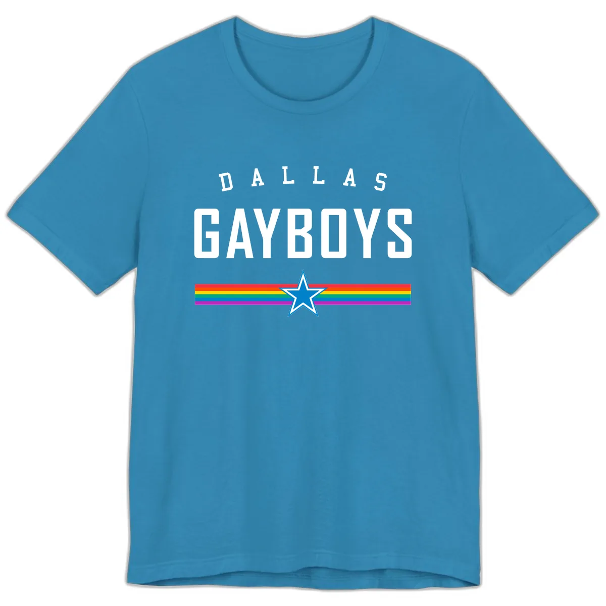 Dallas Garboys Pride Premium T-Shirt in Aqua