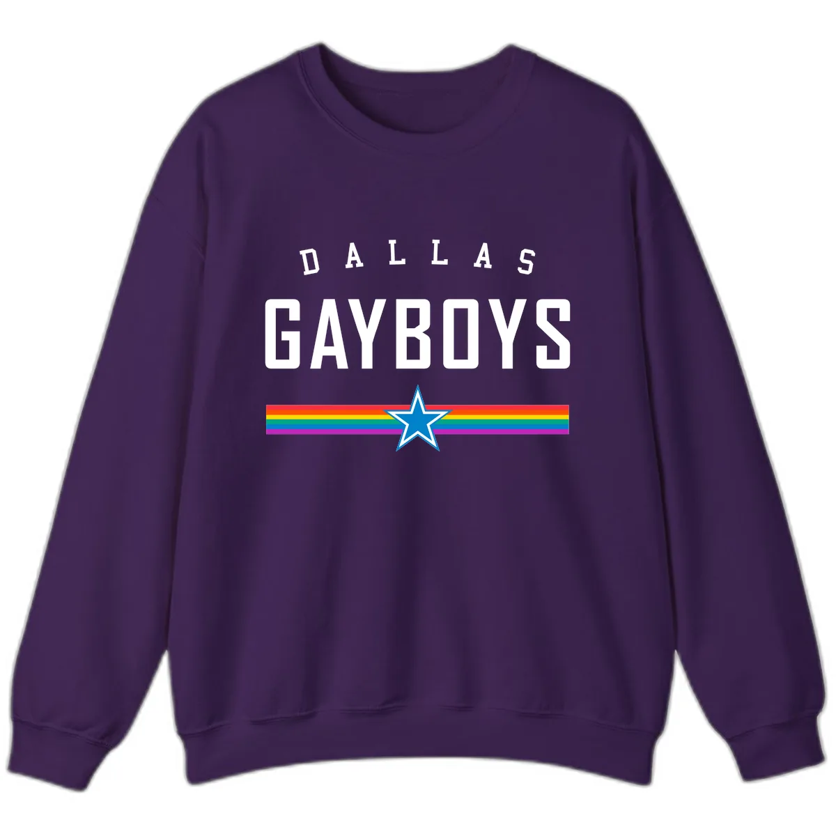 Dallas Garboys Pride Sweatshirt in Purple