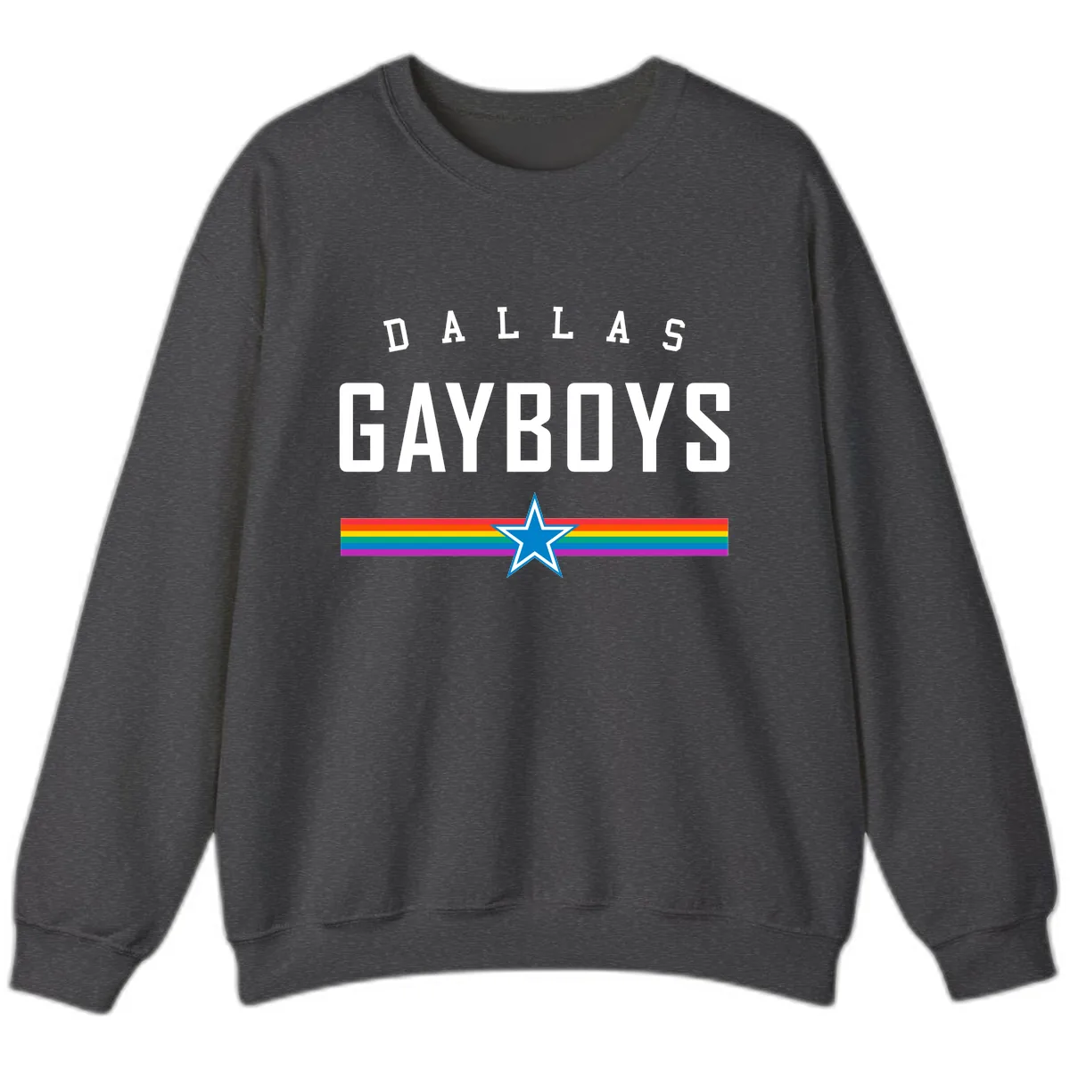 Dallas Garboys Pride Sweatshirt in Dark Heather