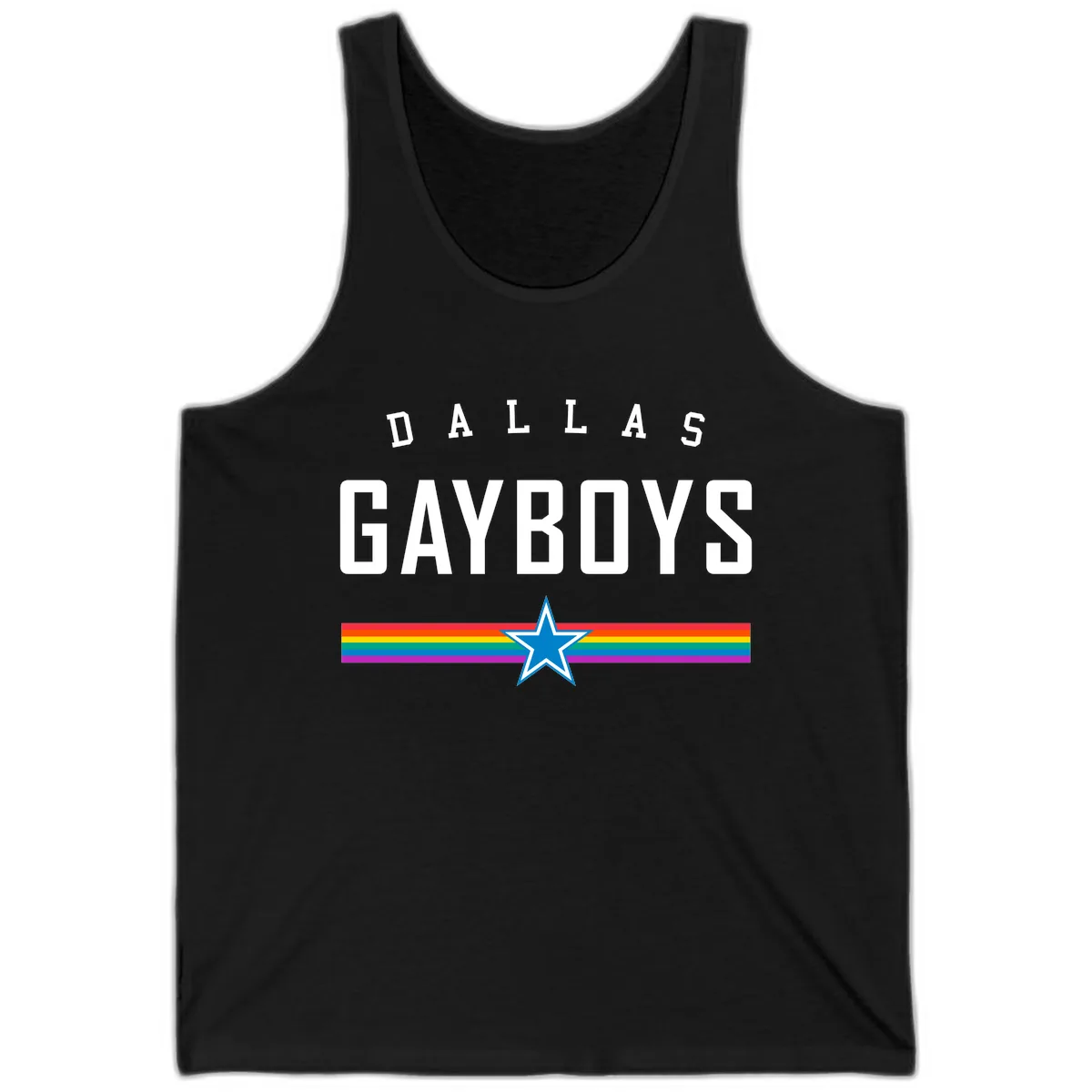 Dallas Garboys Pride Tank in Black
