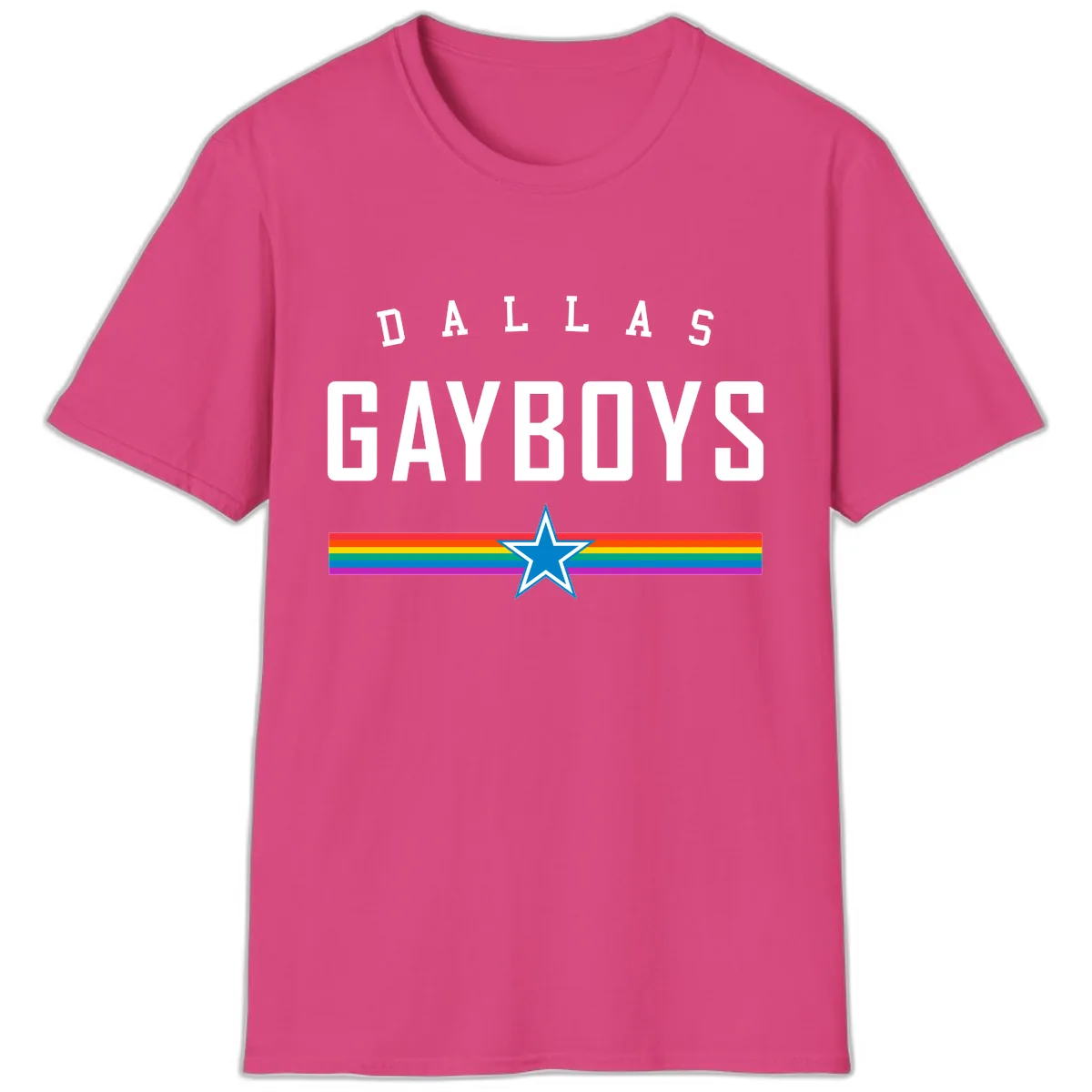 Dallas Garboys Pride T-Shirt in Heliconia