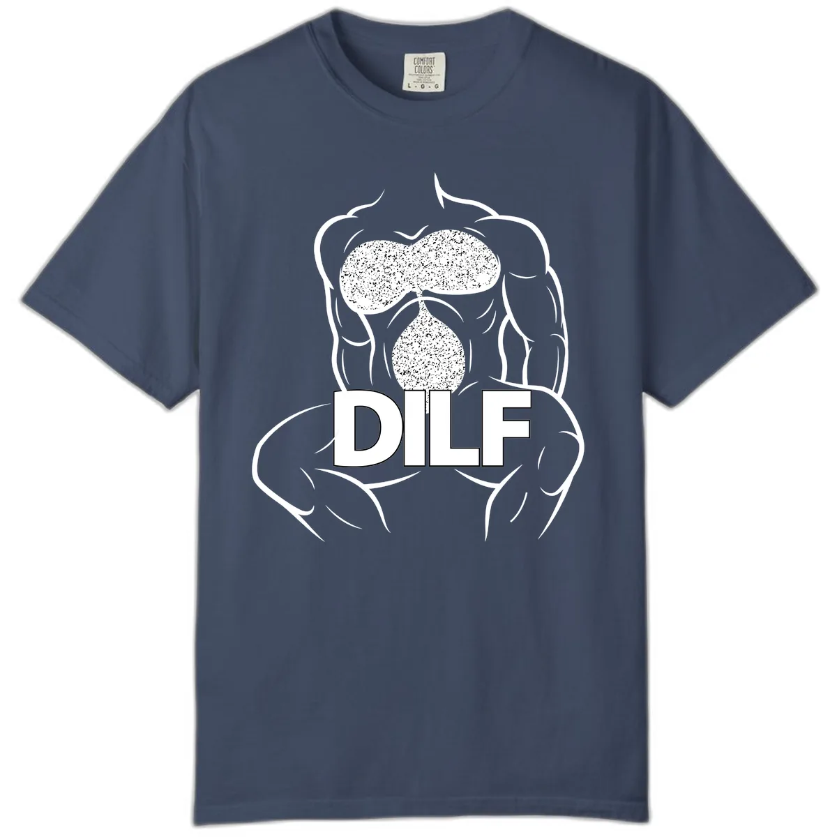 DILF Anatomy Illustration Comfort Color in Midnight