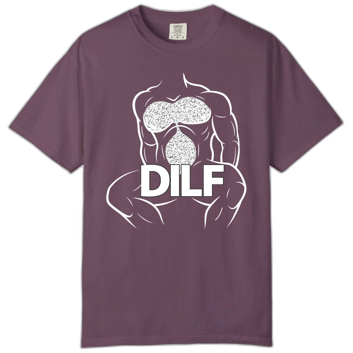 DILF Anatomy Illustration Comfort Color in Berry