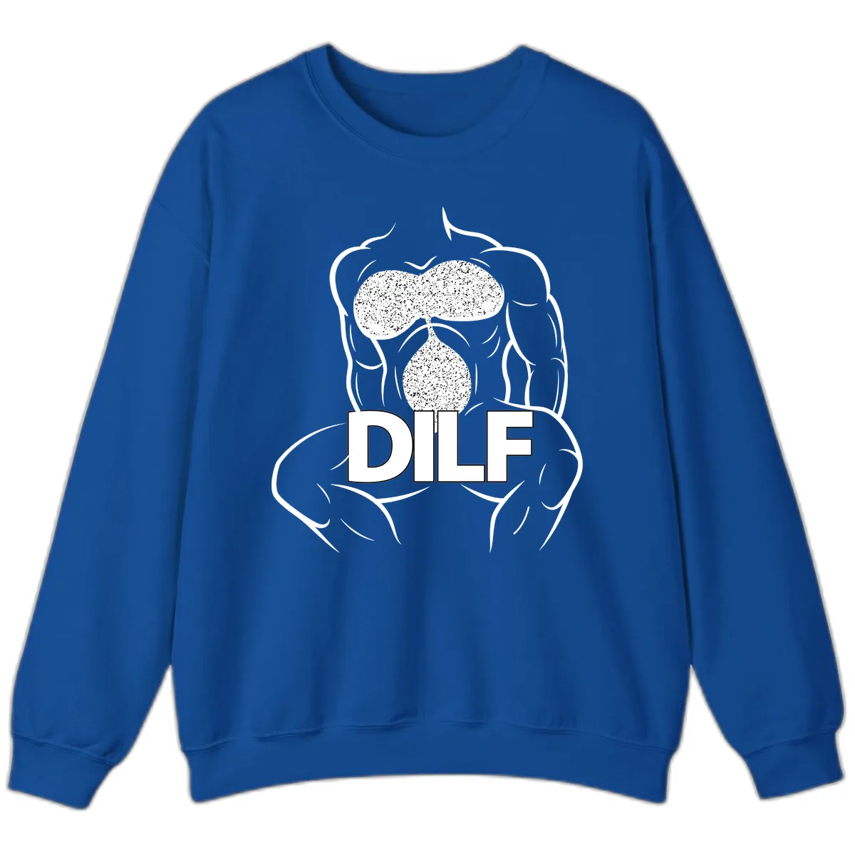 DILF Anatomy Illustration Sweatshirt in Royal
