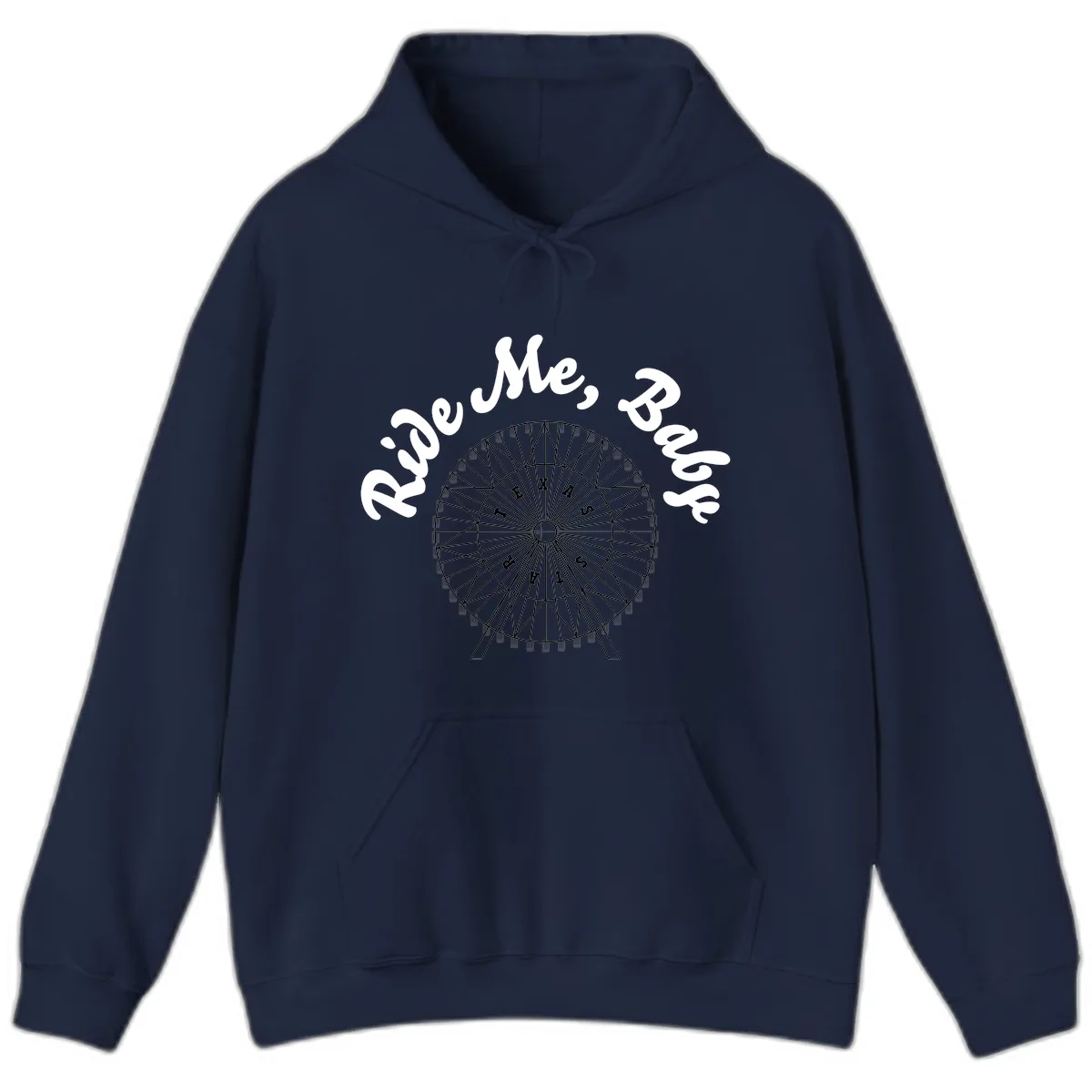 Rescue Me Ferris Wheel Hoodie in Navy