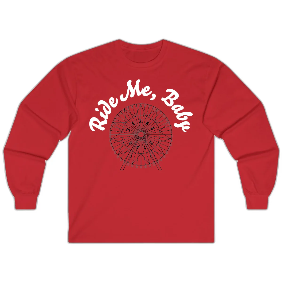 Rescue Me Ferris Wheel Long Sleeve in Red