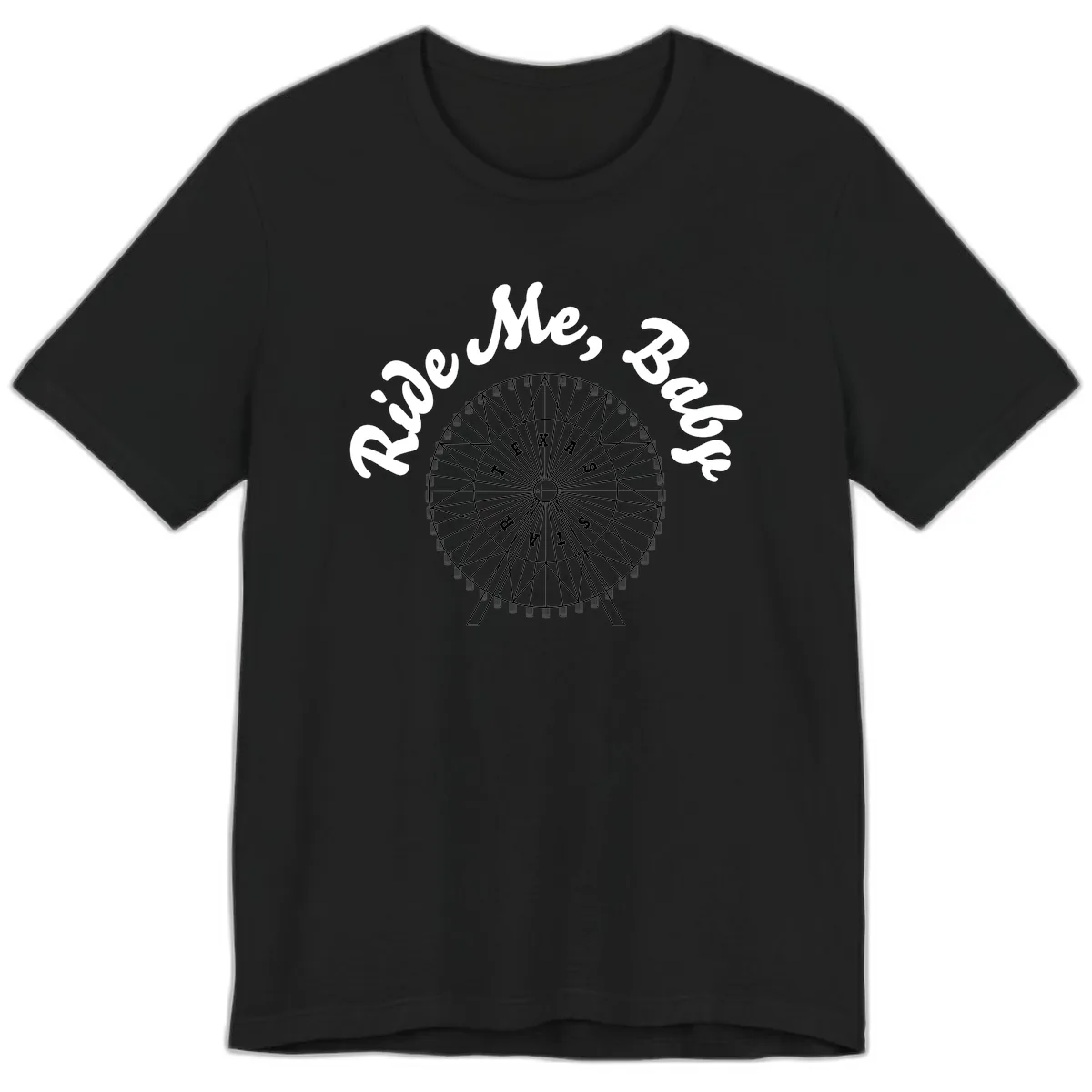 Rescue Me Ferris Wheel Premium T-Shirt in Black