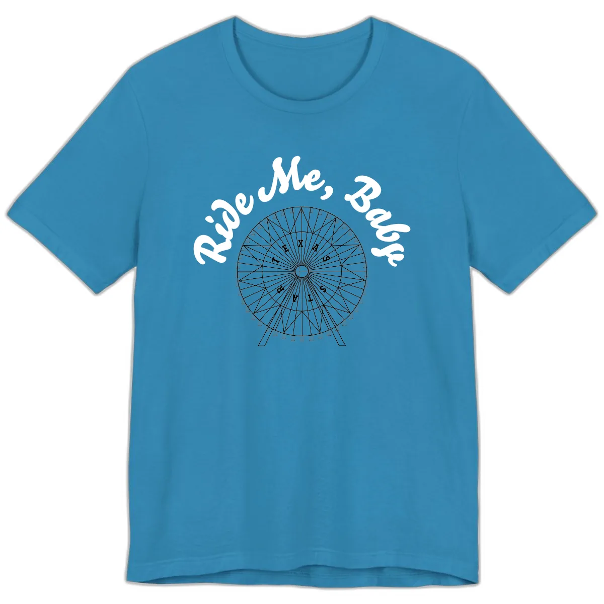 Rescue Me Ferris Wheel Premium T-Shirt in Aqua