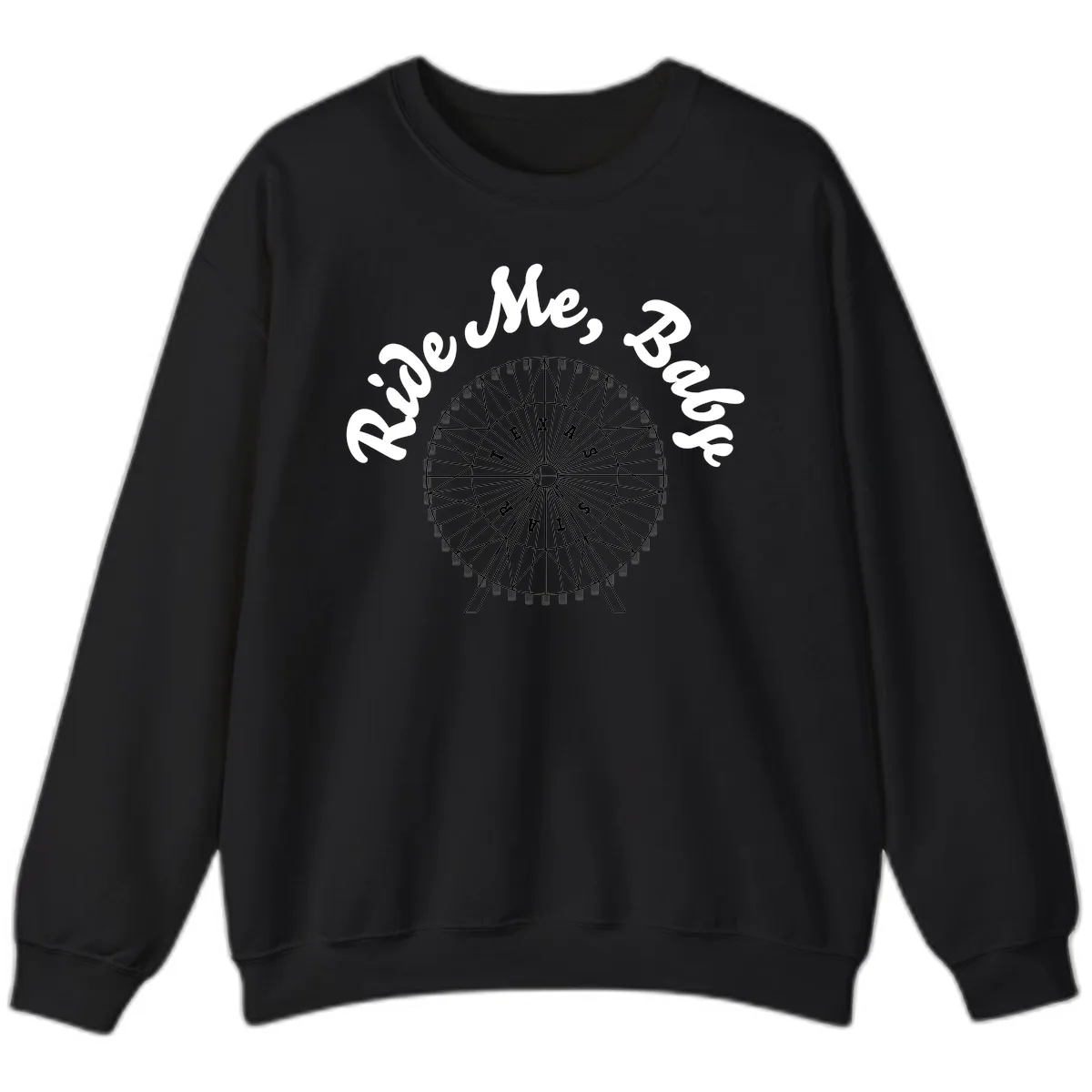 Rescue Me Ferris Wheel Sweatshirt in Black
