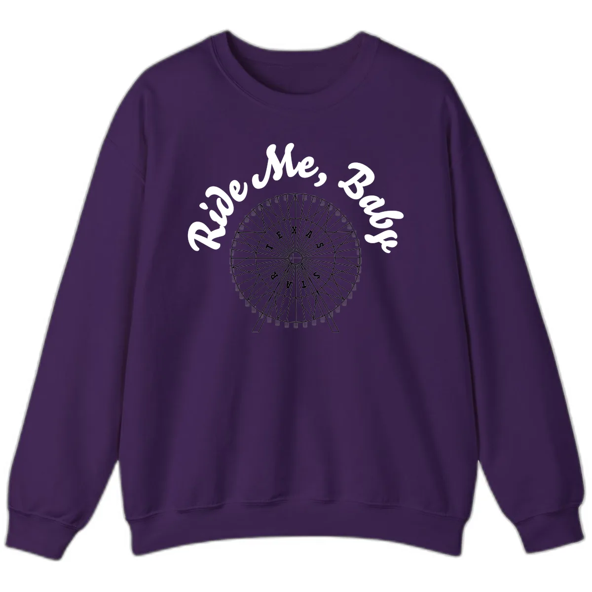 Rescue Me Ferris Wheel Sweatshirt in Purple