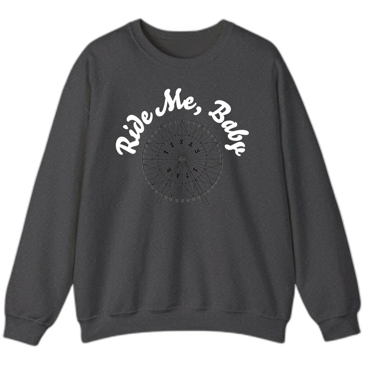 Rescue Me Ferris Wheel Sweatshirt in Dark Heather