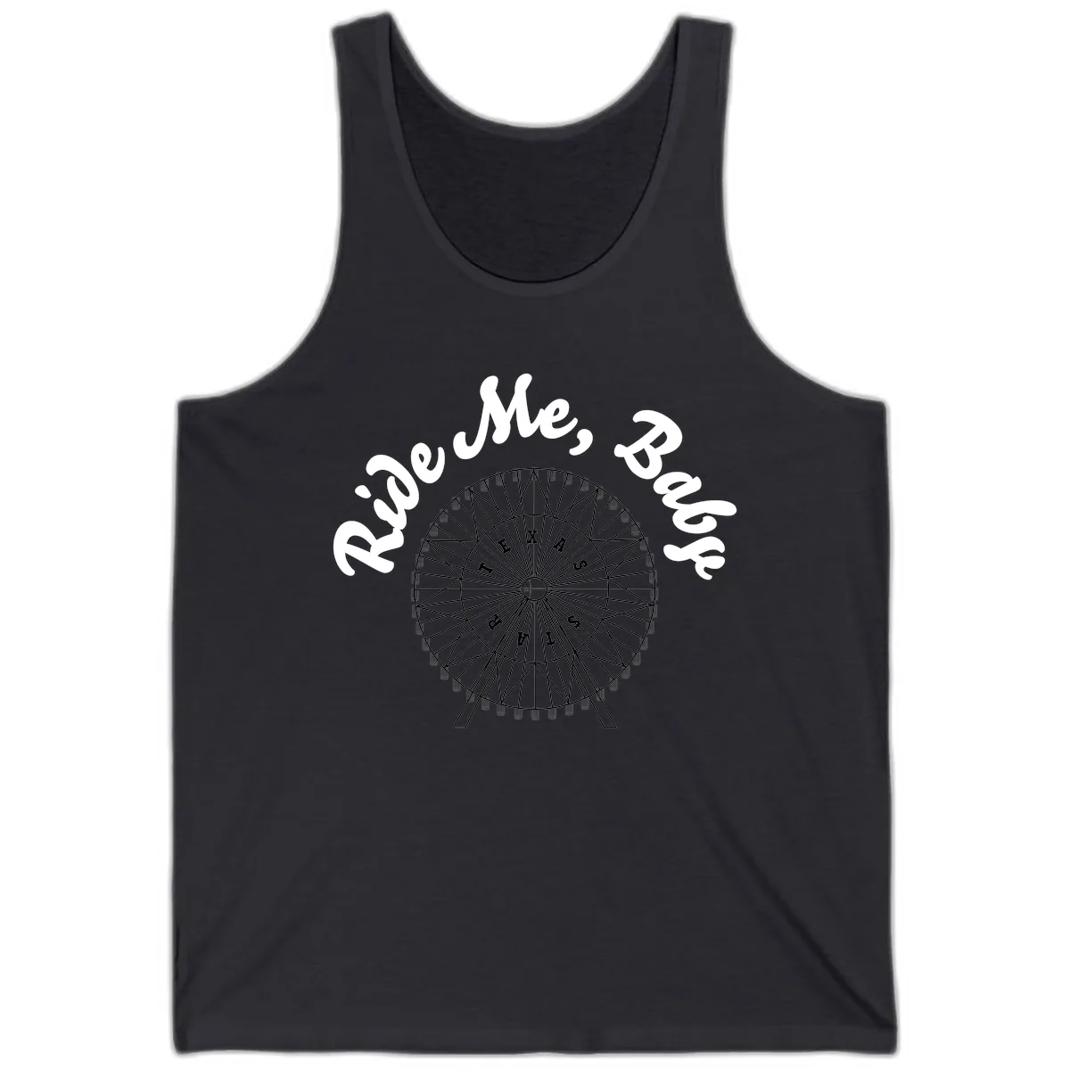 Rescue Me Ferris Wheel Tank in Dark Grey