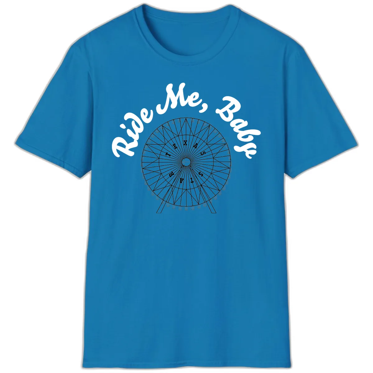 Rescue Me Ferris Wheel T-Shirt in Sapphire