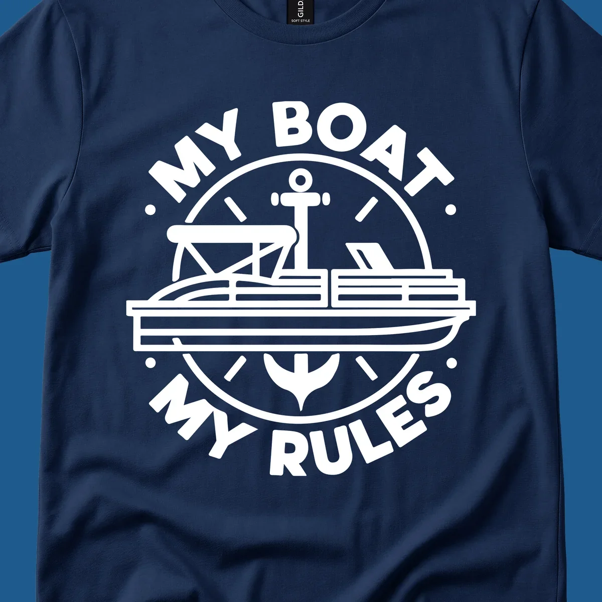 My Boat My Rules pontoon boat and anchor design