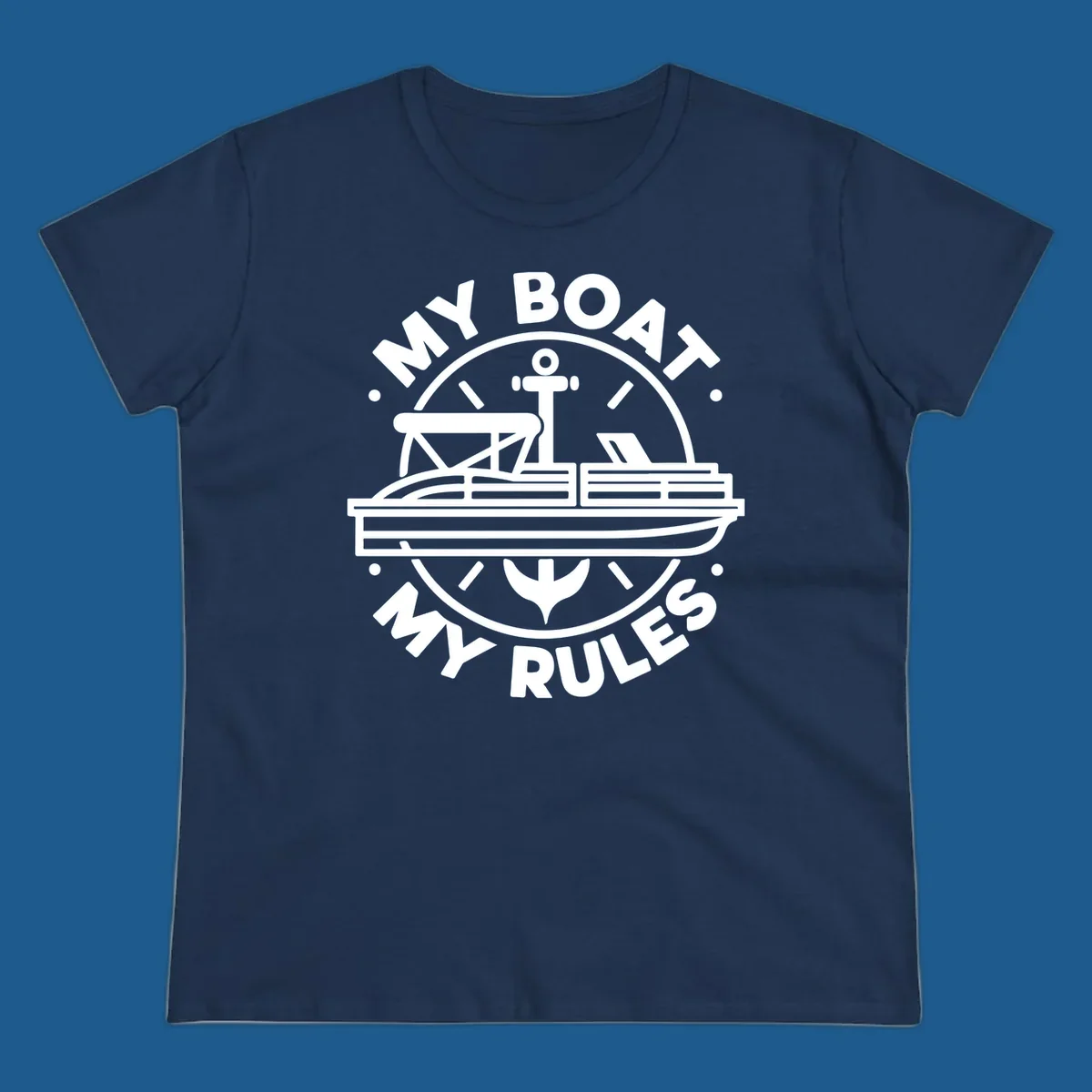 My Boat My Rules pontoon boat and anchor design