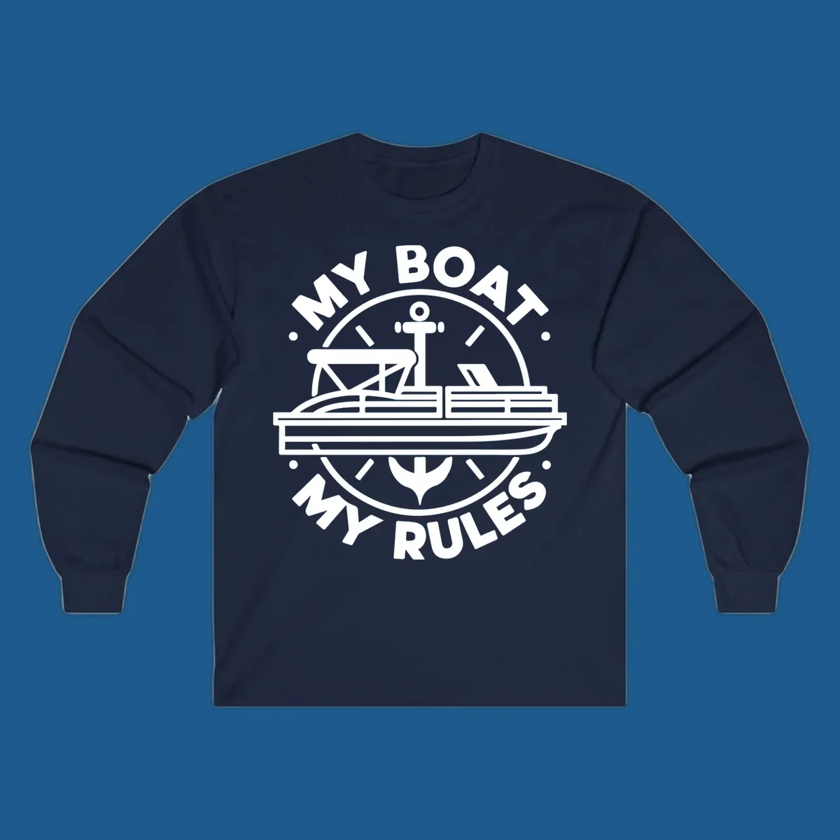 My Boat My Rules pontoon boat and anchor design