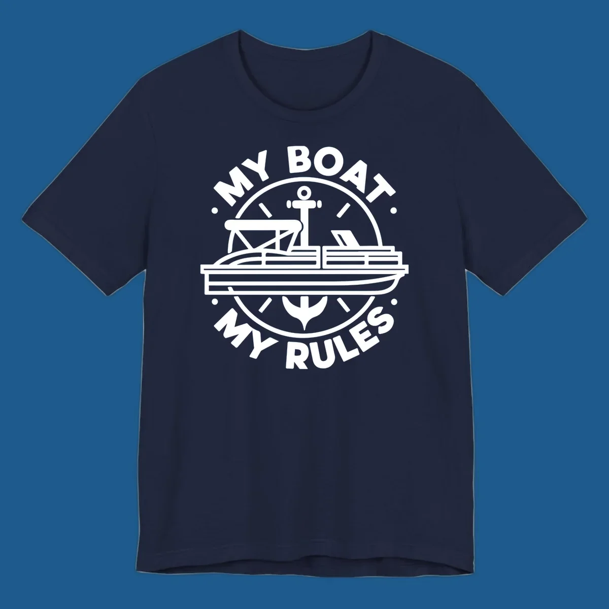 My Boat My Rules pontoon boat and anchor design