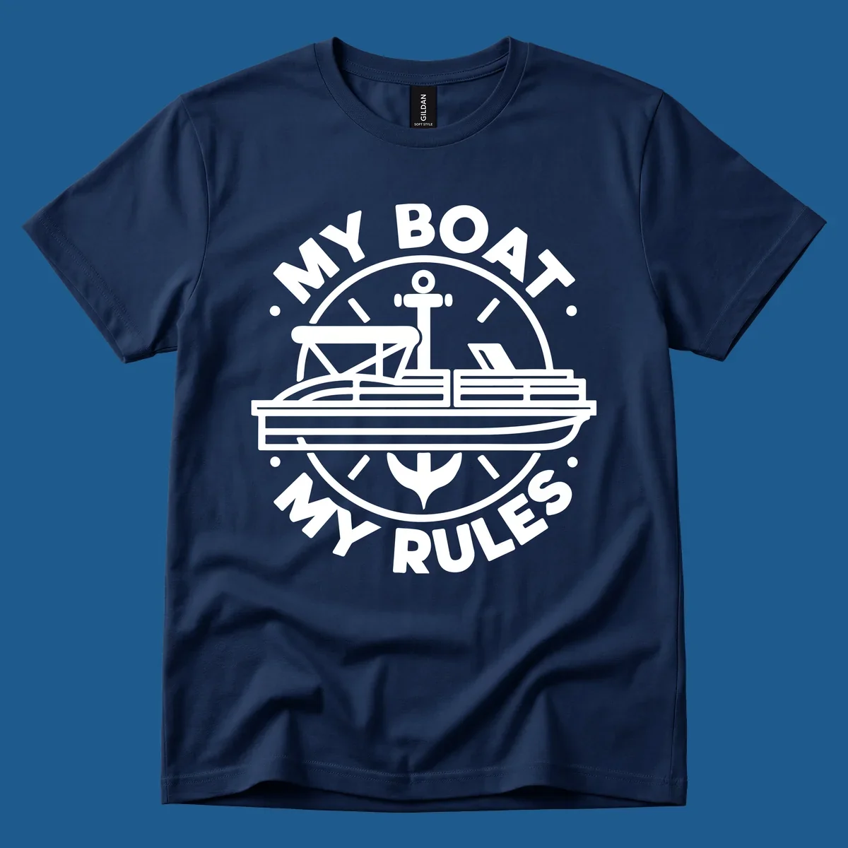 My Boat My Rules pontoon boat and anchor design