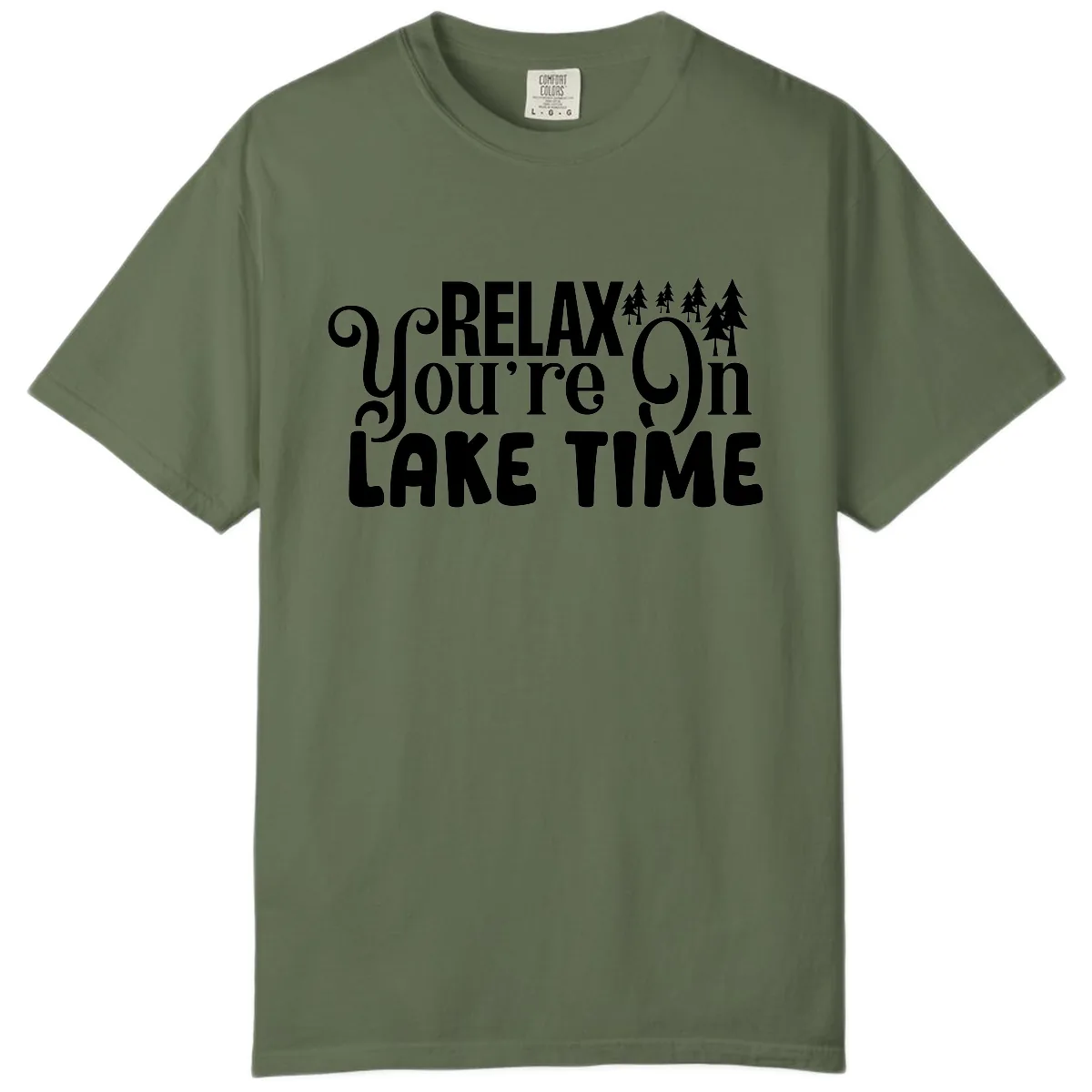 Relax You're On Lake Time Comfort Color in Sage