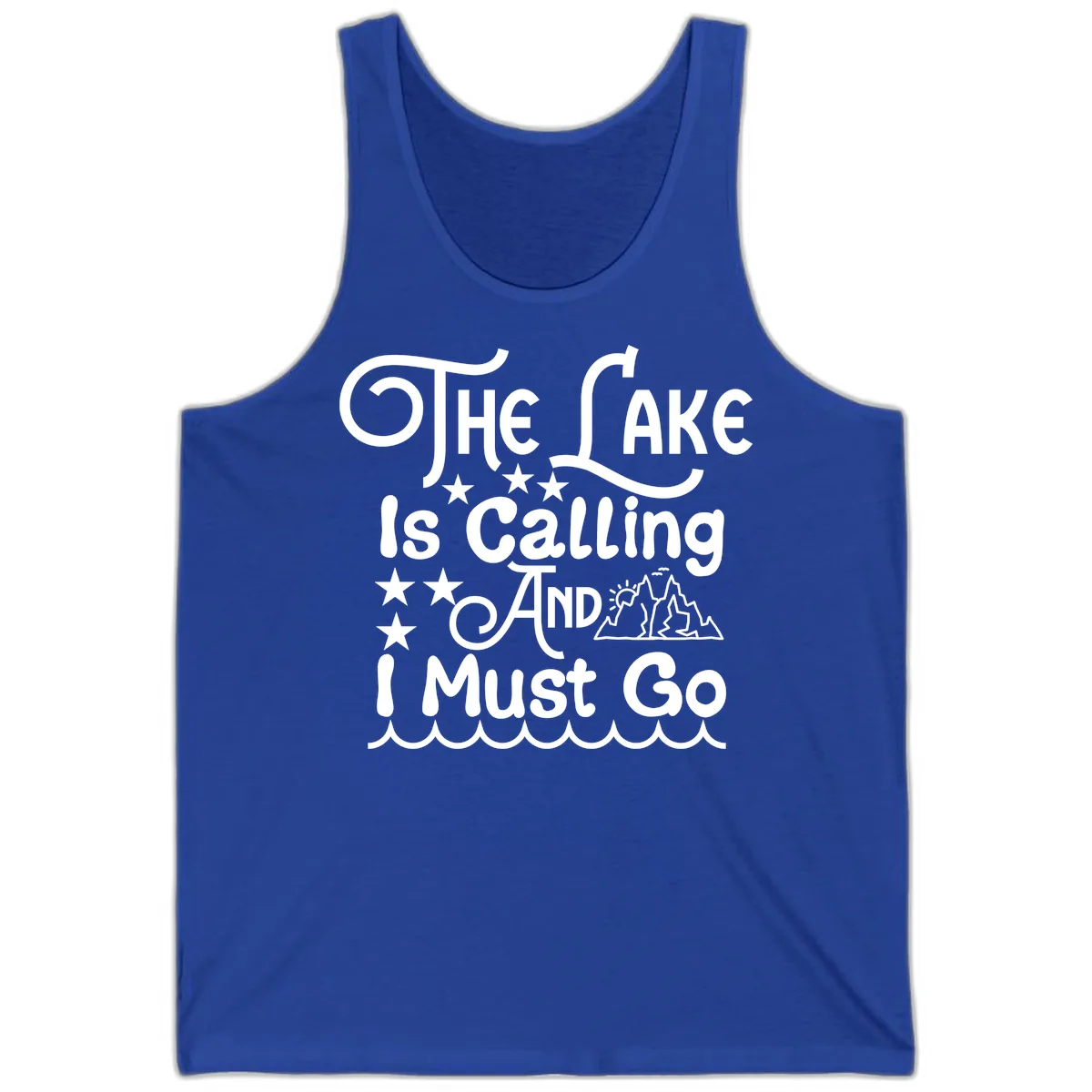 The Lake Is Calling And I Must Go Tank in True Royal