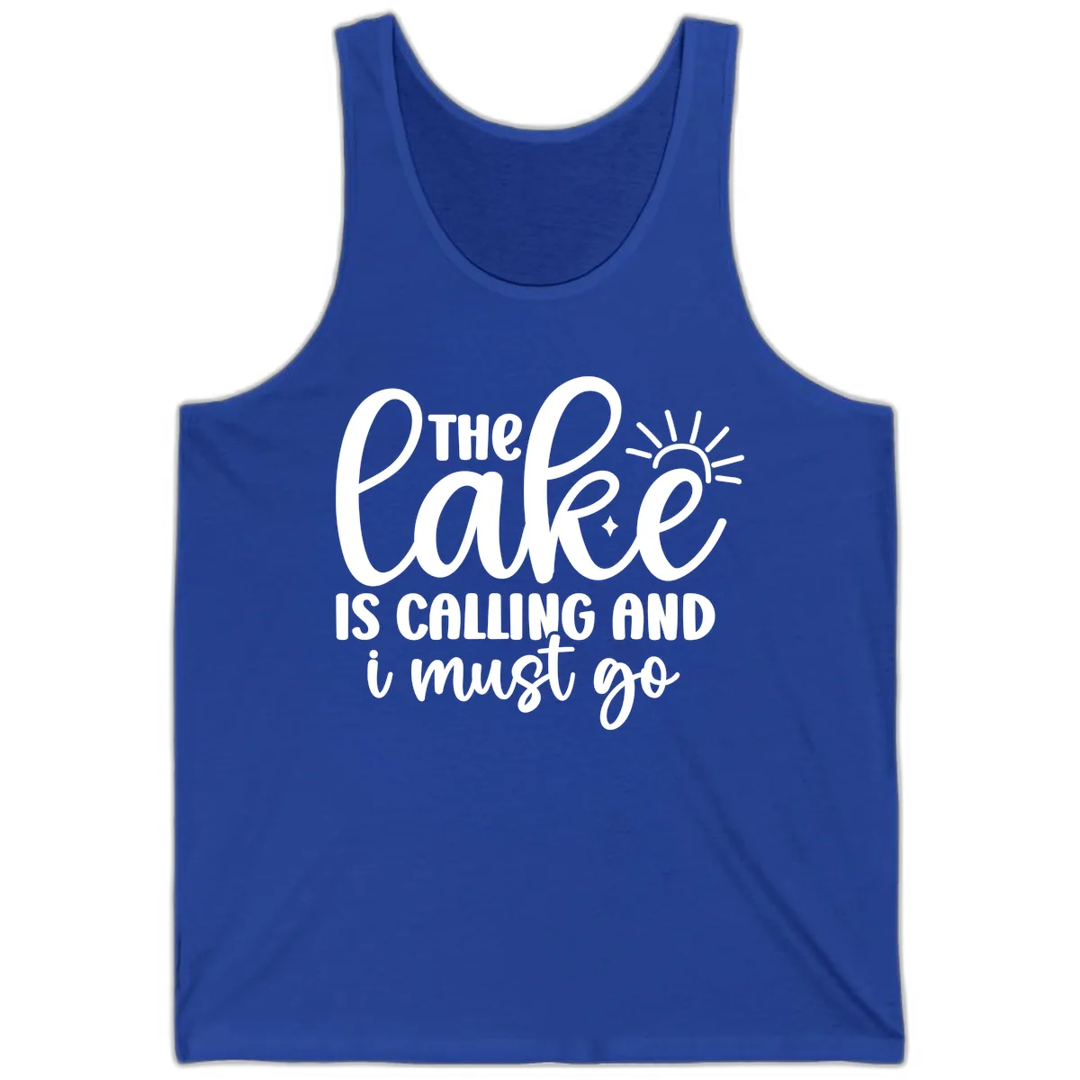The Lake Is Calling And I Must Go Tank in True Royal