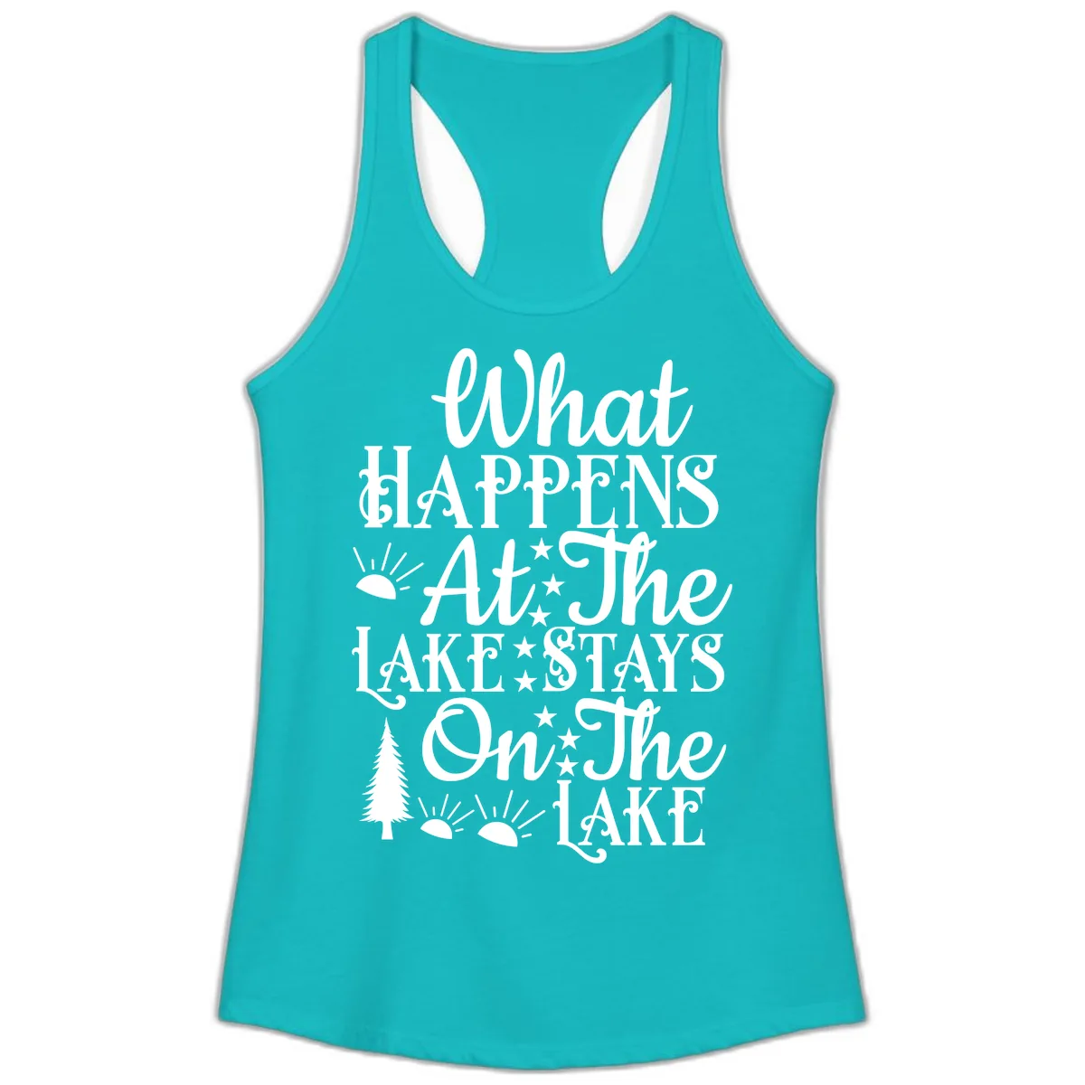 What Happens At The Lake Ladies Tank in Tahiti Blue