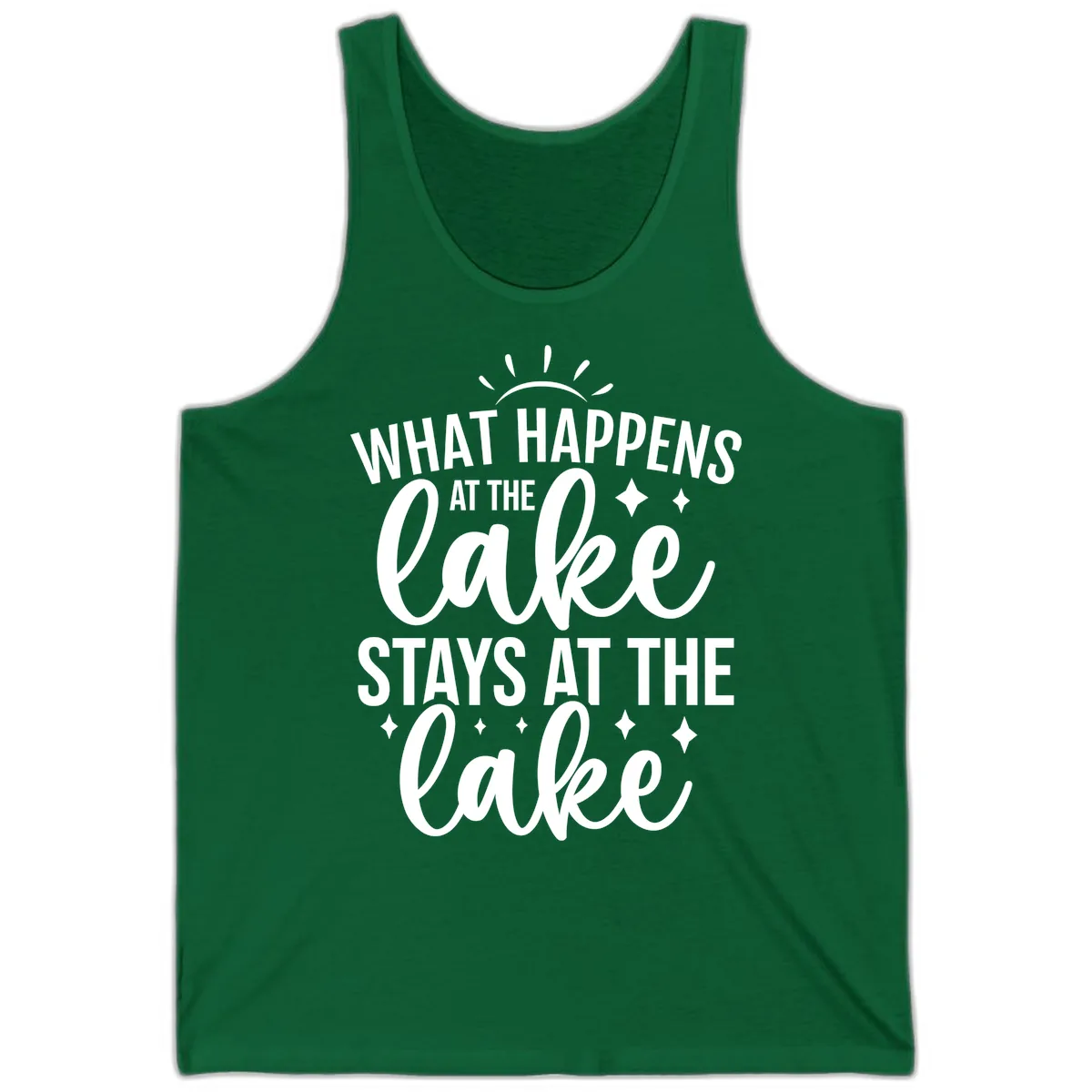 What Happens At The Lake Stays At The Lake Tank in Kelly