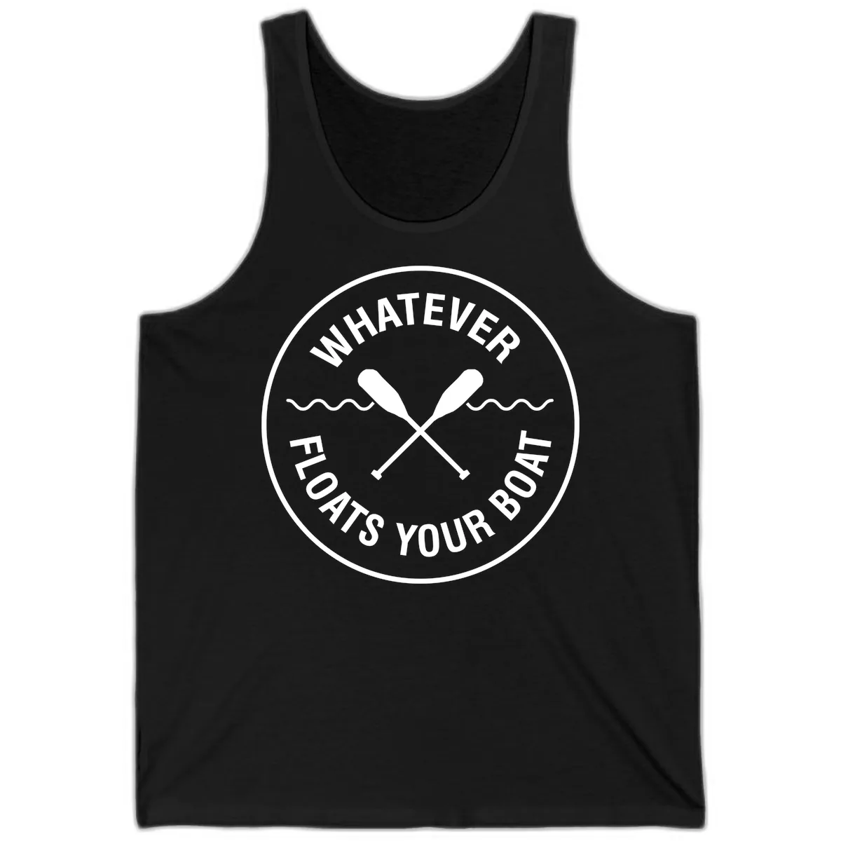 Whatever Floats Your Boat Design Tank in Black