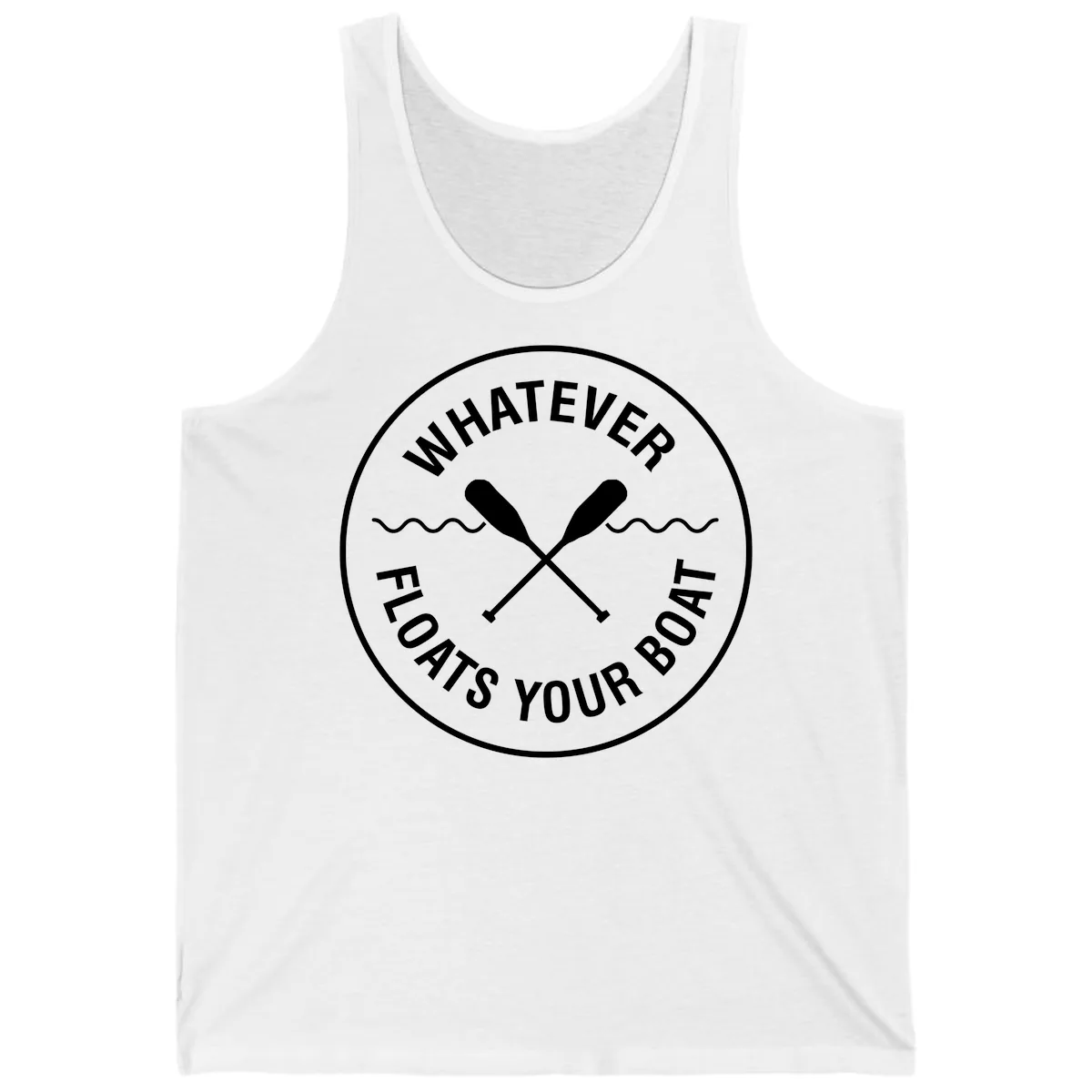 Whatever Floats Your Boat Design Tank in White