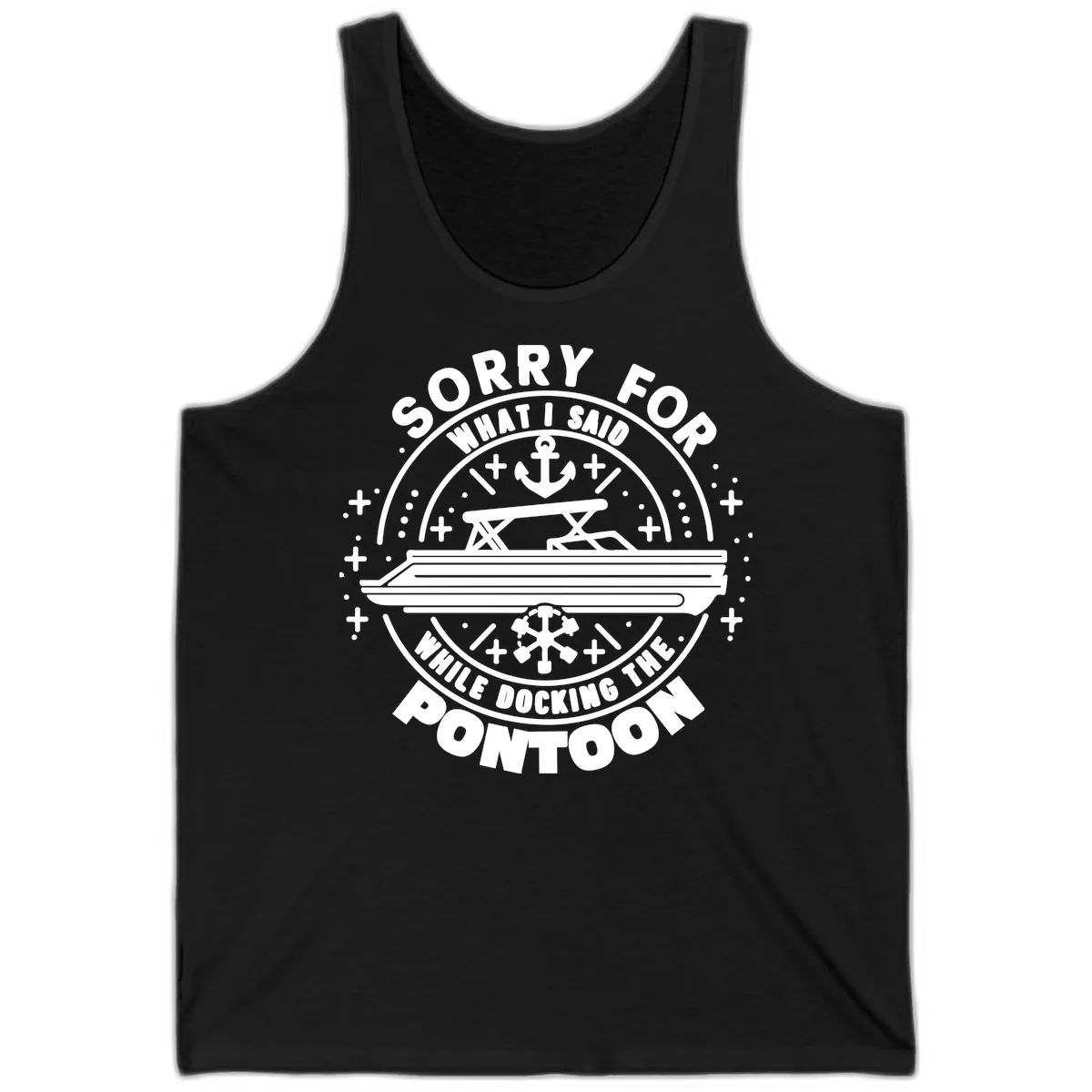 Sorry For What I Said While Docking The Pontoon Tank in Black