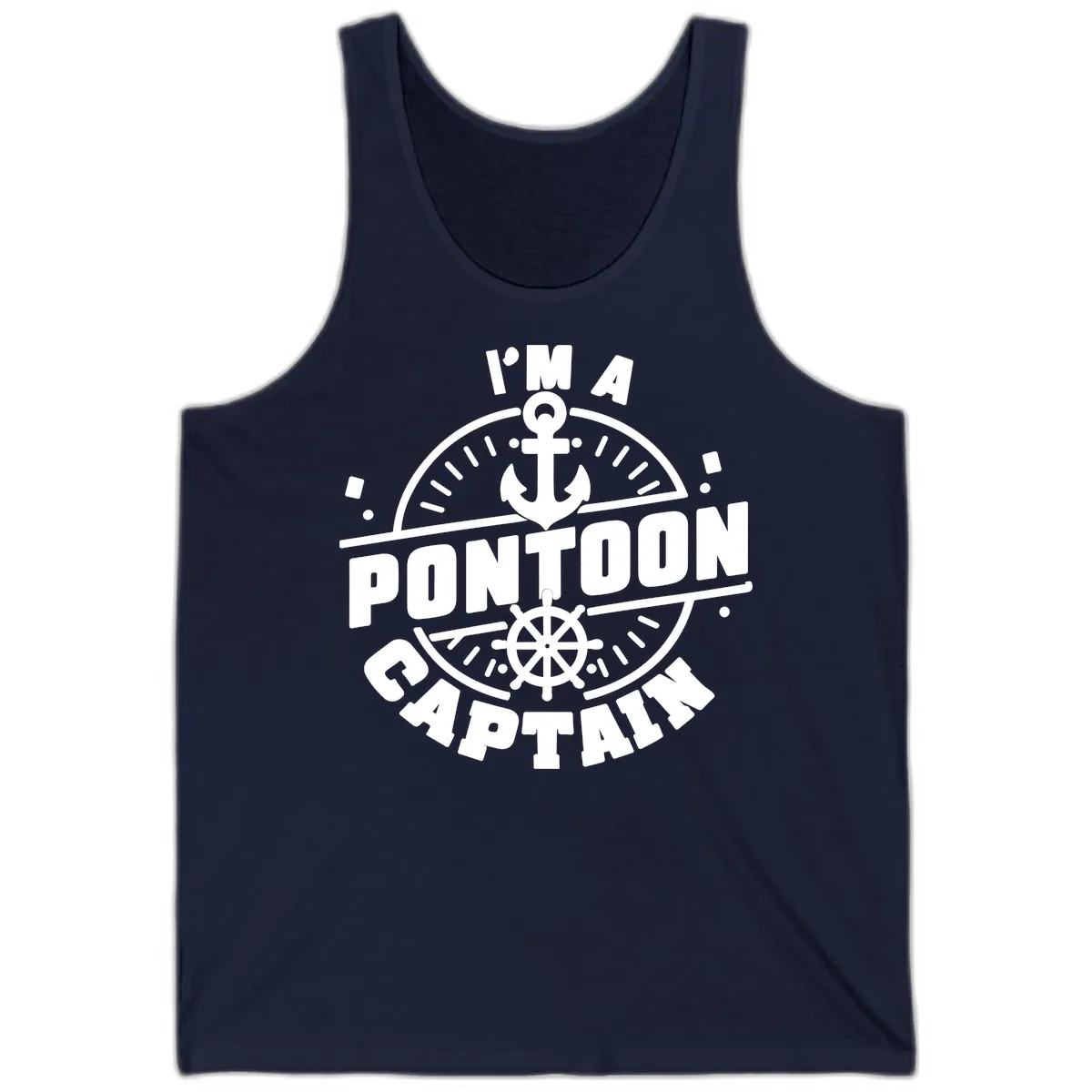 I'm A Pontoon Captain Tank in Navy