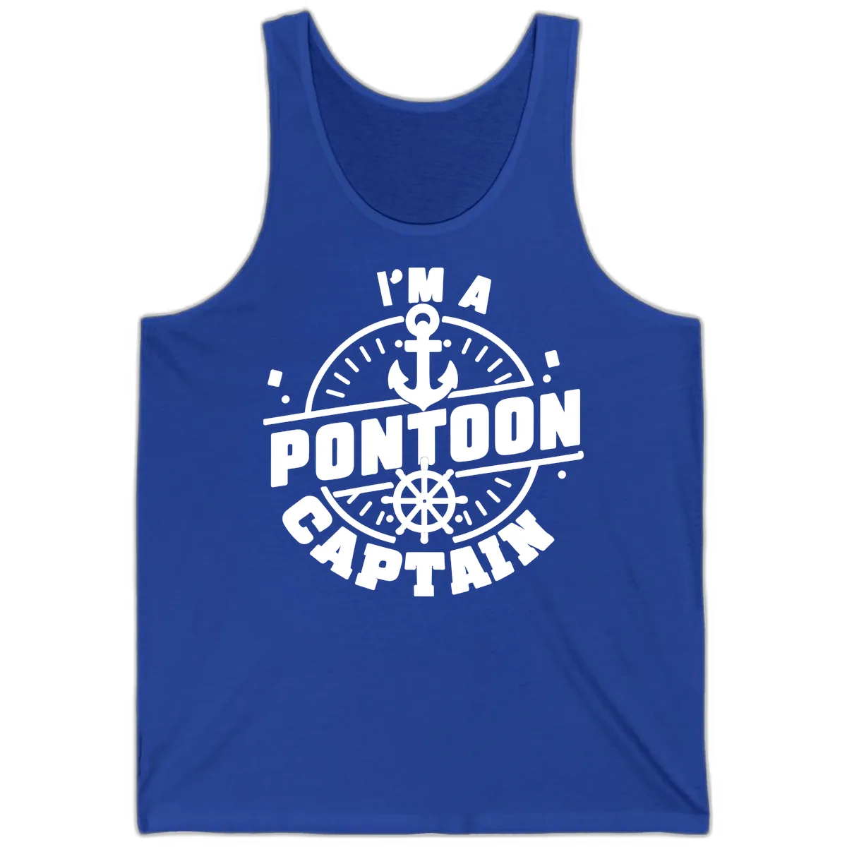 I'm A Pontoon Captain Tank in True Royal