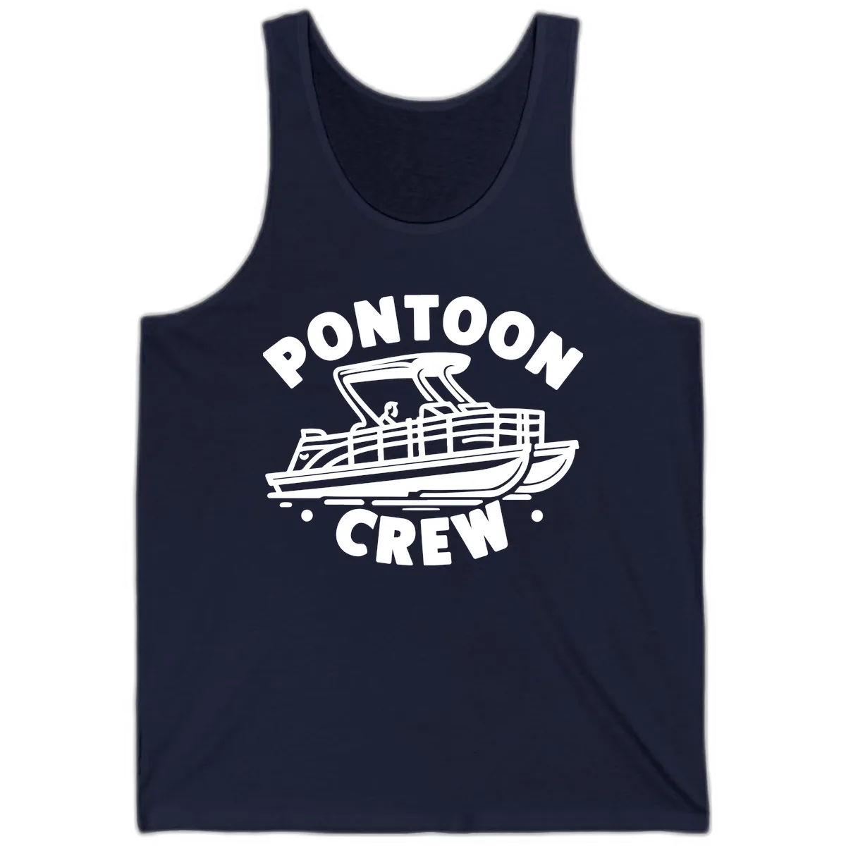 Pontoon Crew Boat Life Design Tank in Navy