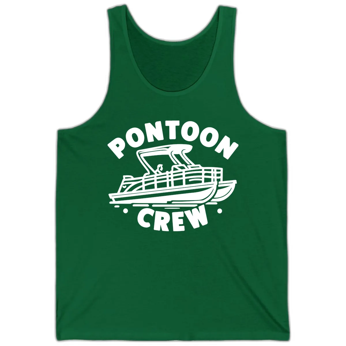 Pontoon Crew Boat Life Design Tank in Kelly