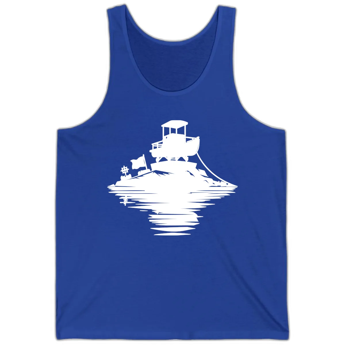 Pontoon Island Lighthouse Tank in True Royal